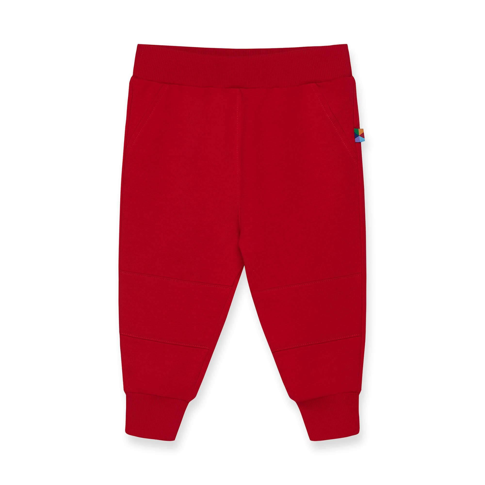 Czerwone spodnie ze wzmocnieniem