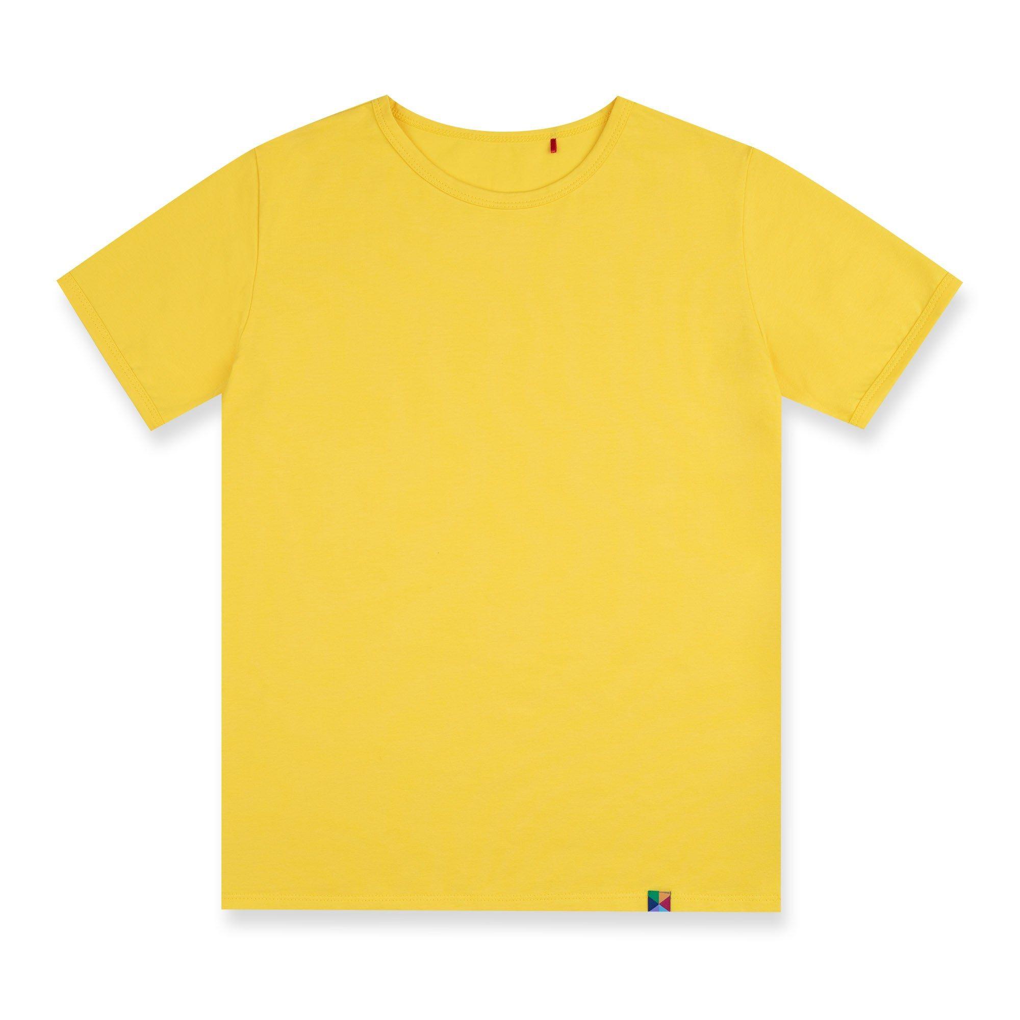 Żółta koszulka z krótkim rękawem Junior