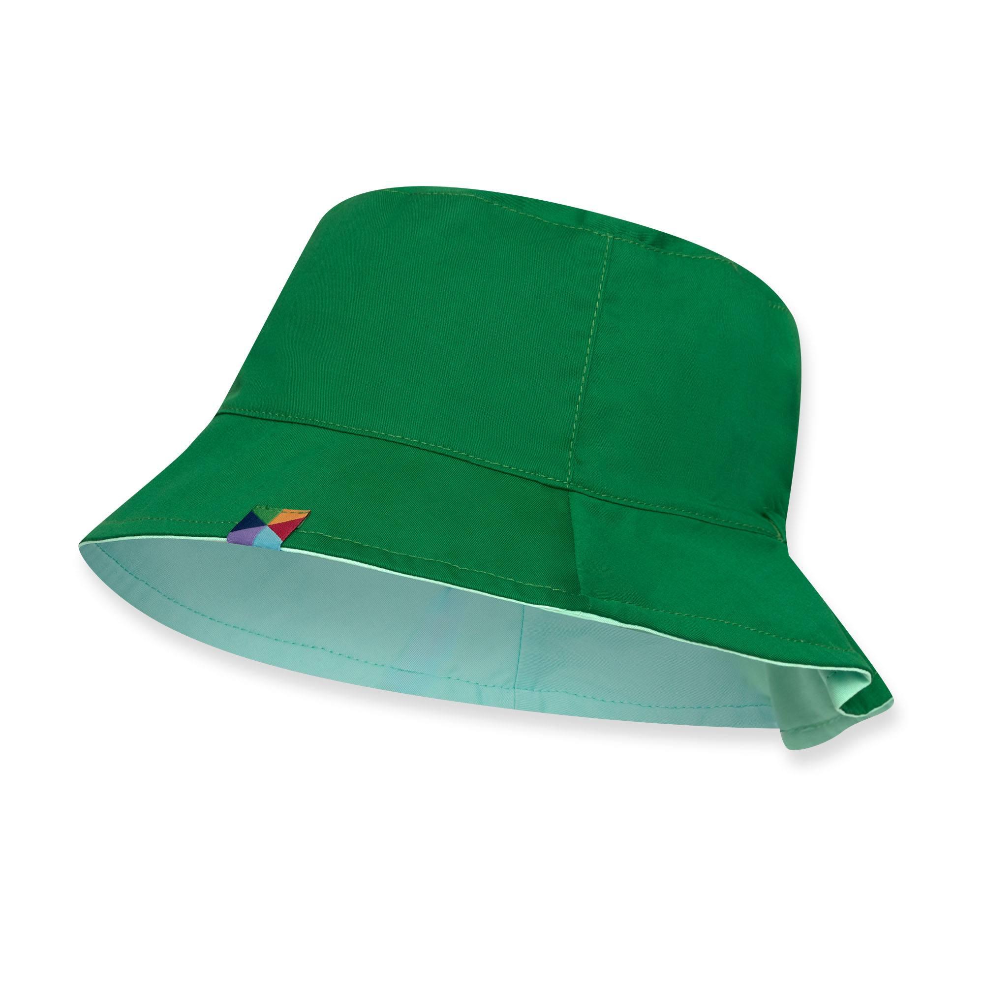 Zielono-miętowy kapelusz dwustronny