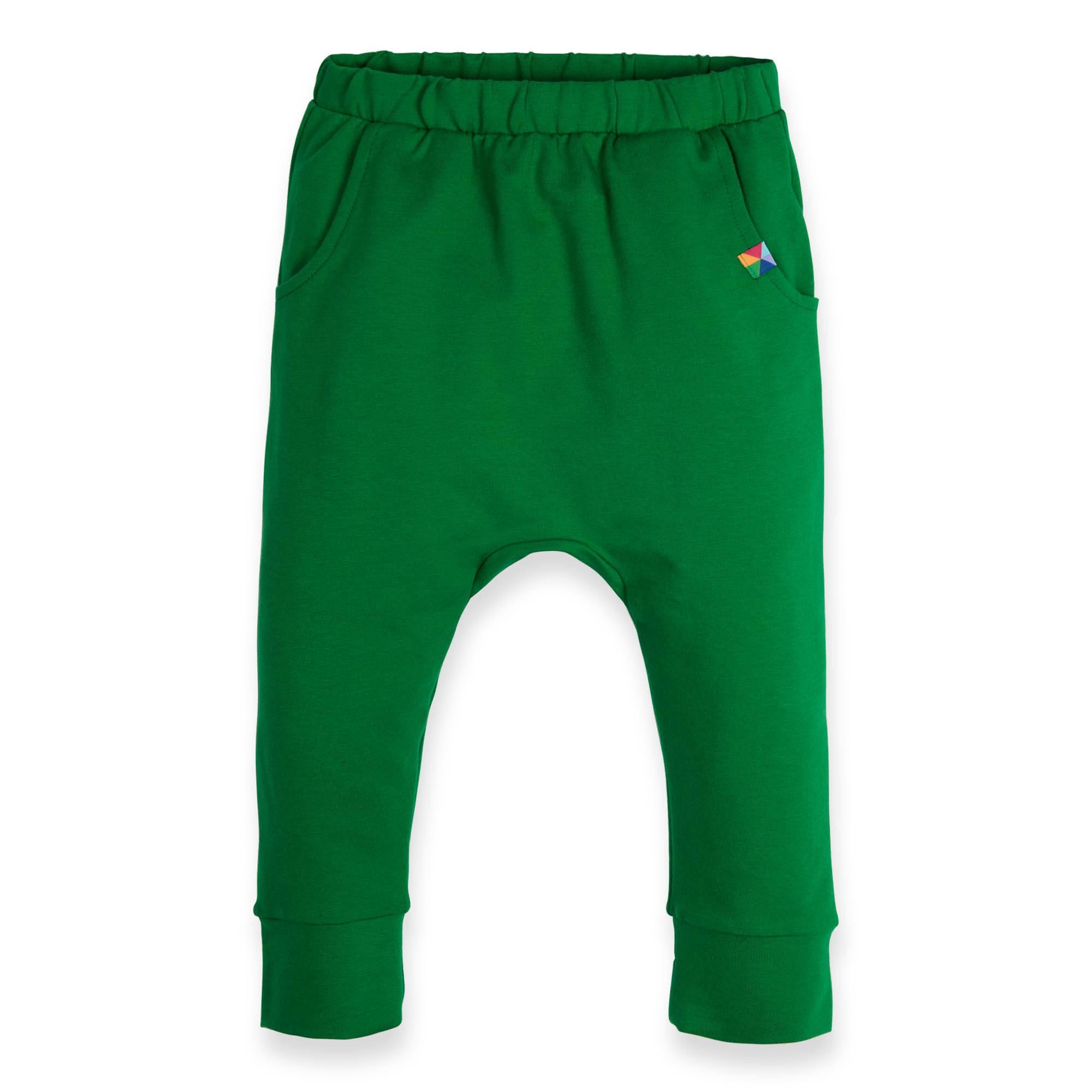 Zielone spodnie baggy