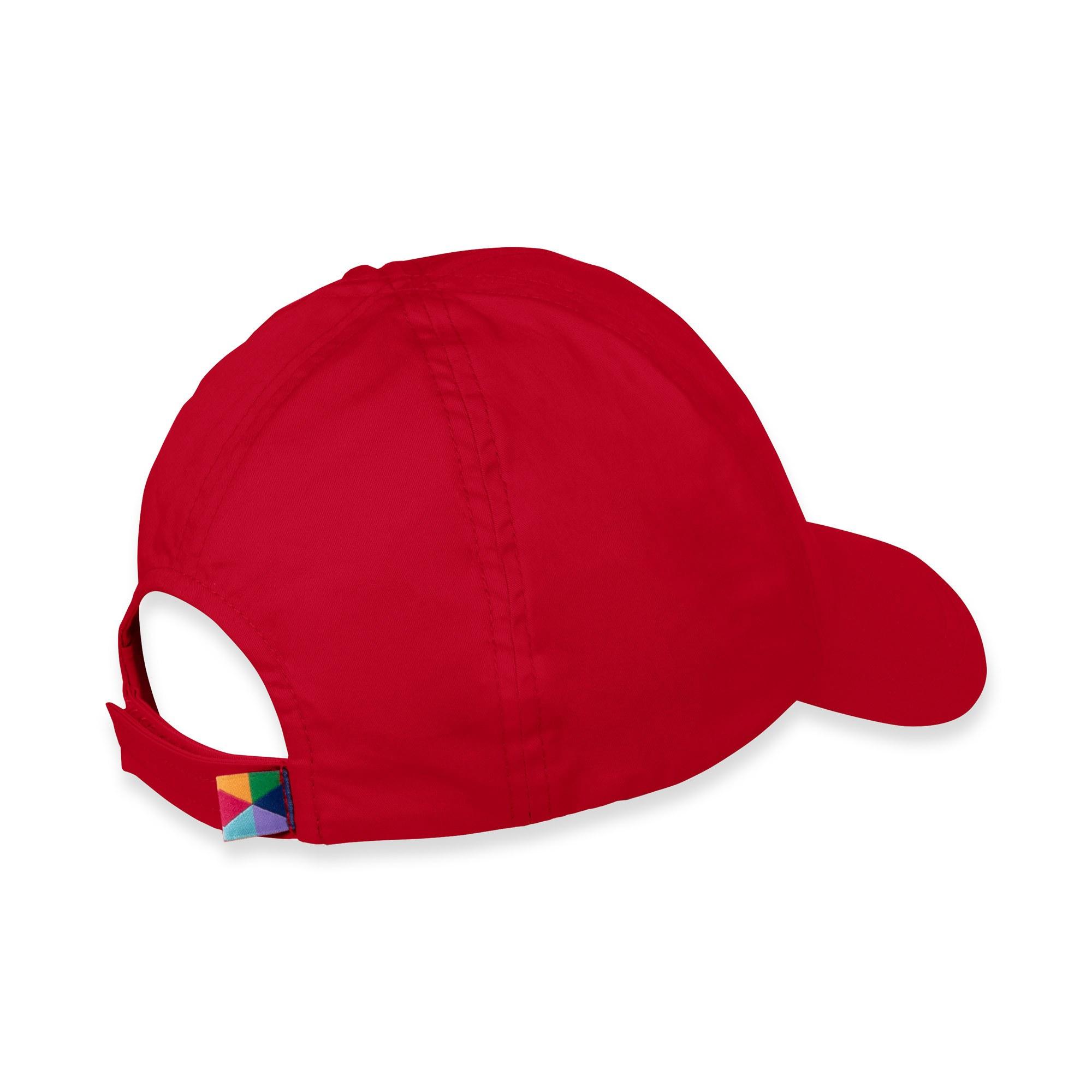 Czerwona czapka bejsbolówka