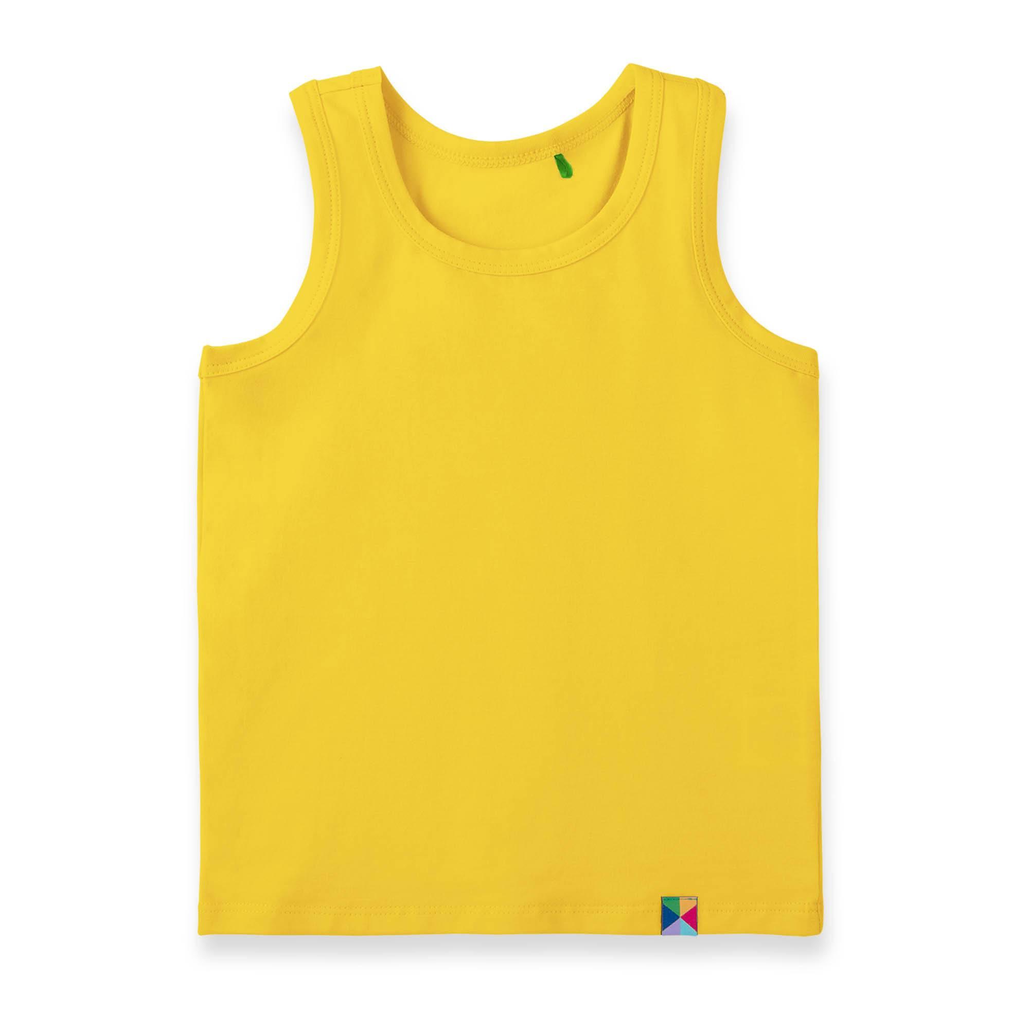 Żółta koszulka bokserka Junior