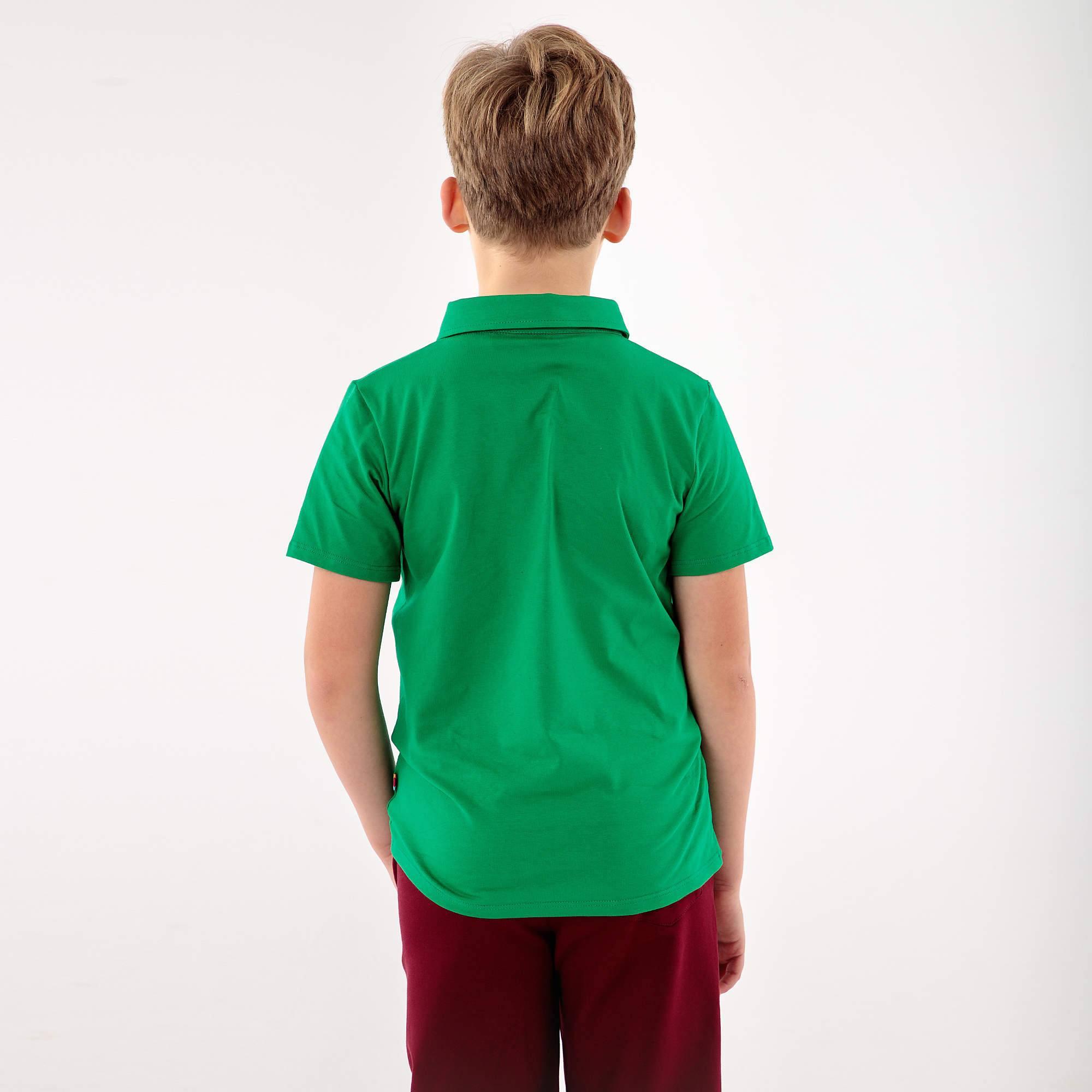 Zielona koszulka polo Junior