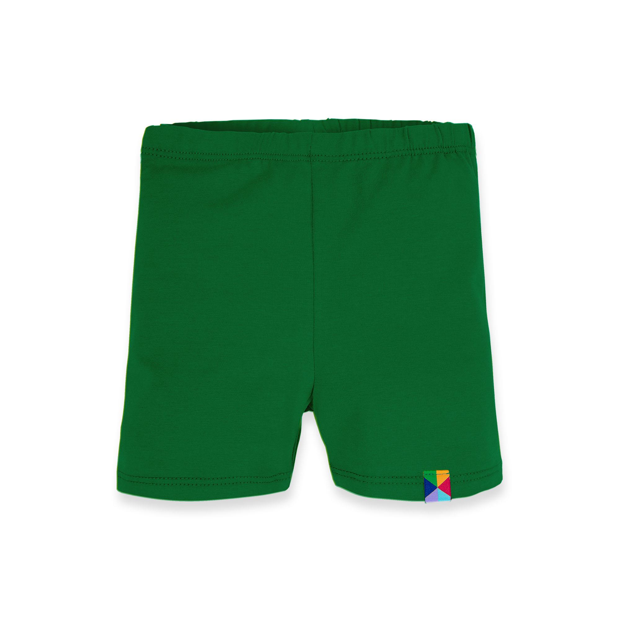 Zielone legginsy krótkie Junior