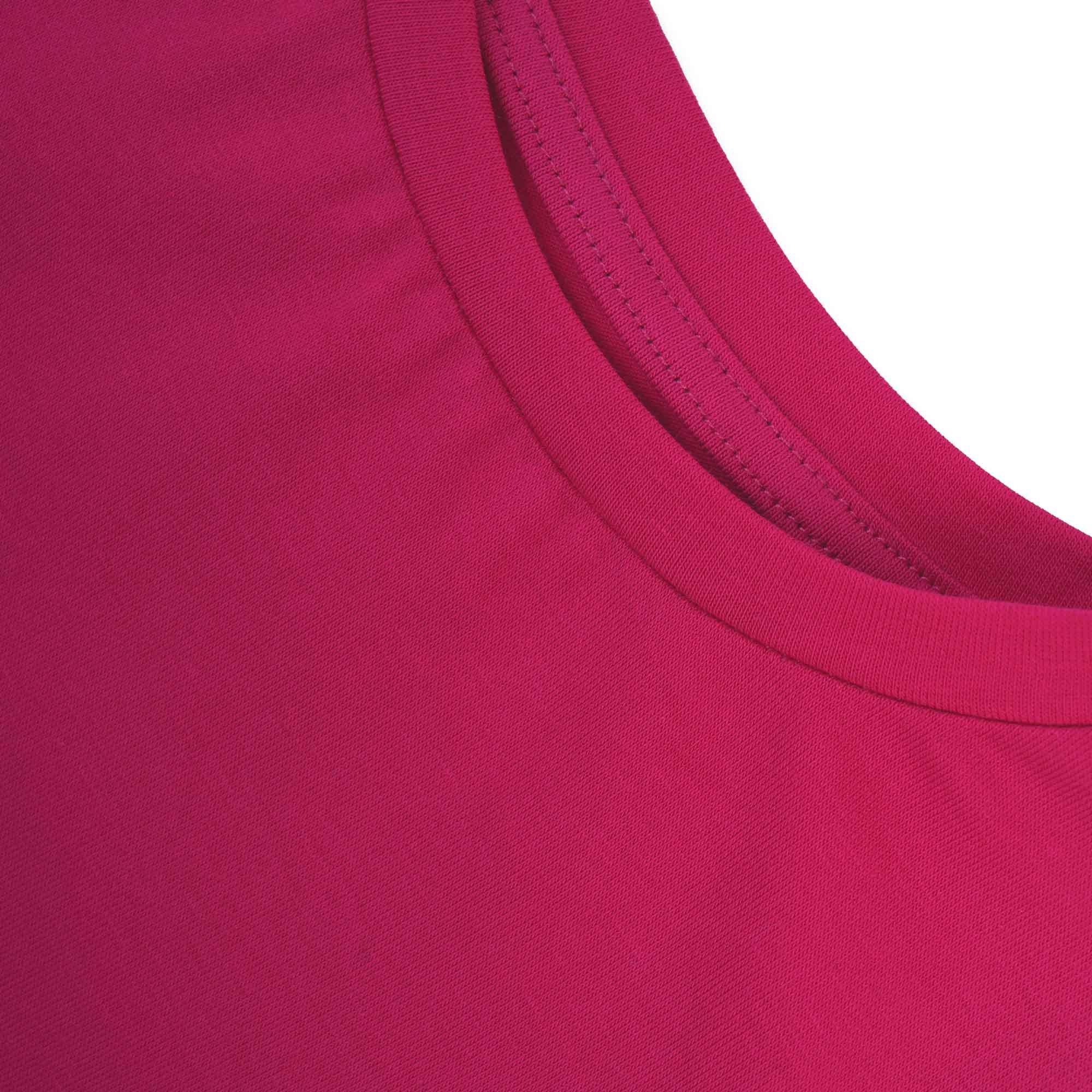 Różowa bluzka z falbanką z krótkim rękawem