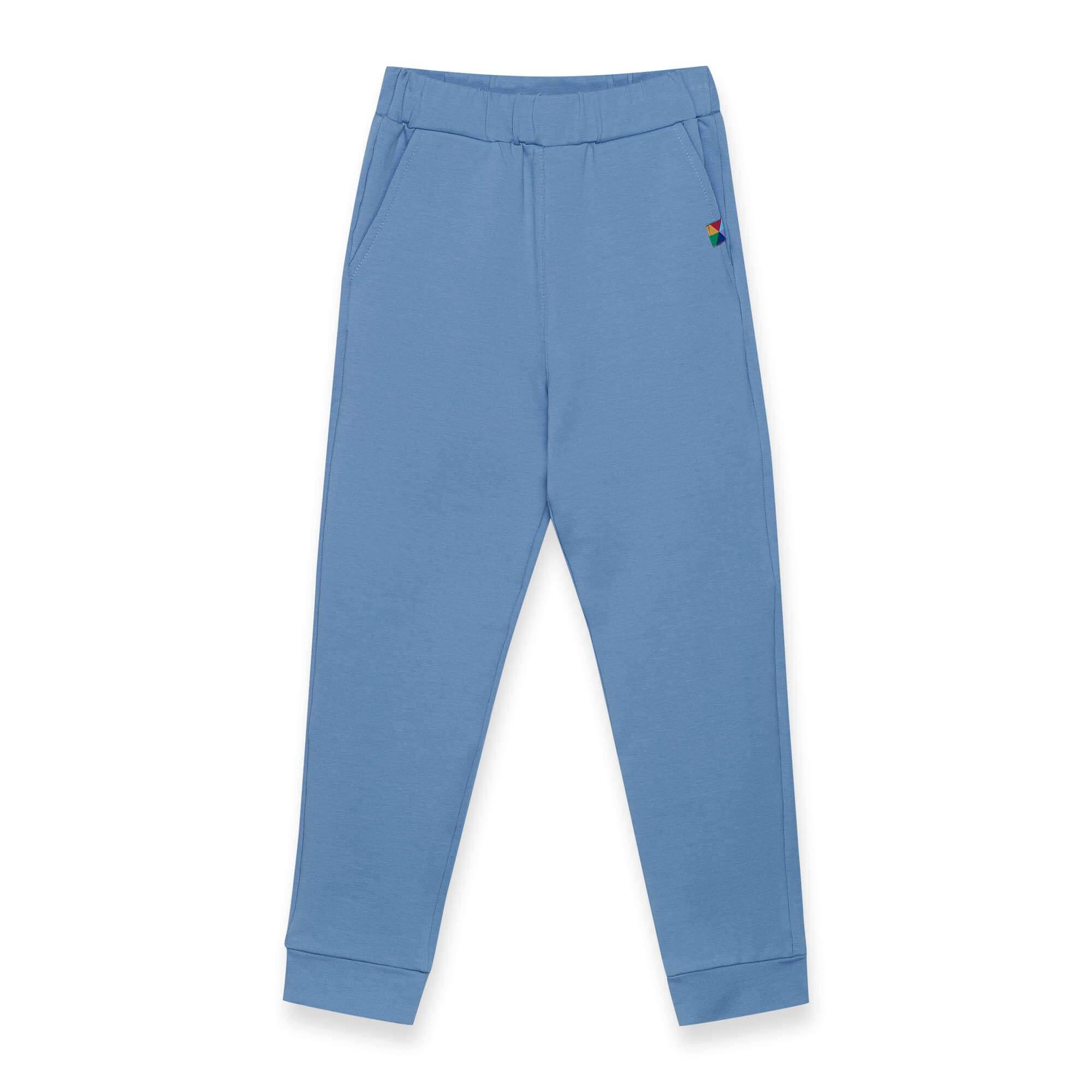 Błękitne spodnie dresowe Junior