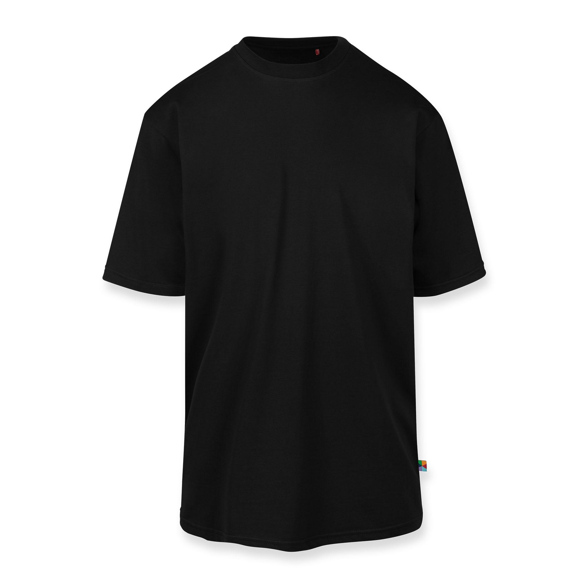 Czarny T-shirt oversize męski