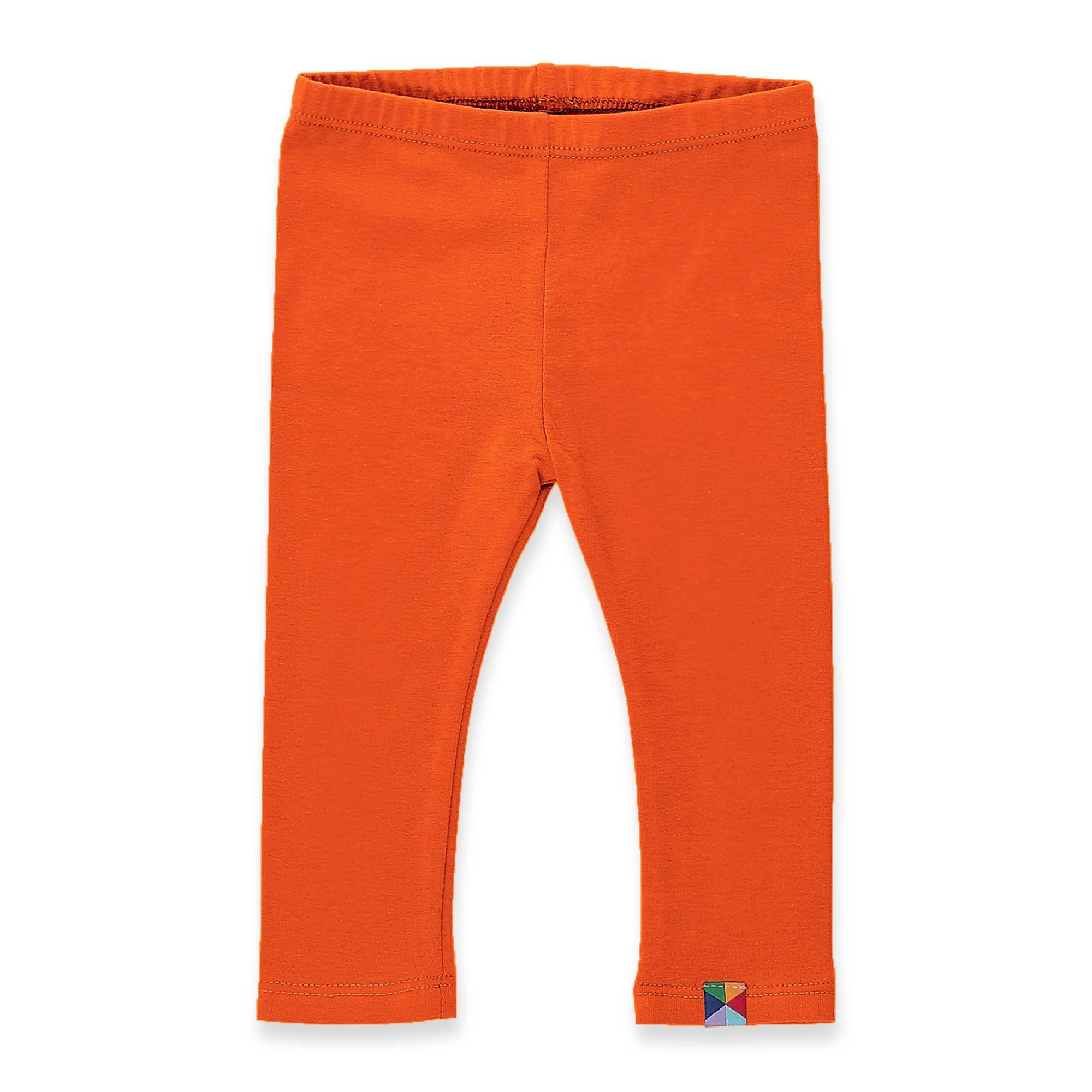 Pomarańczowe legginsy