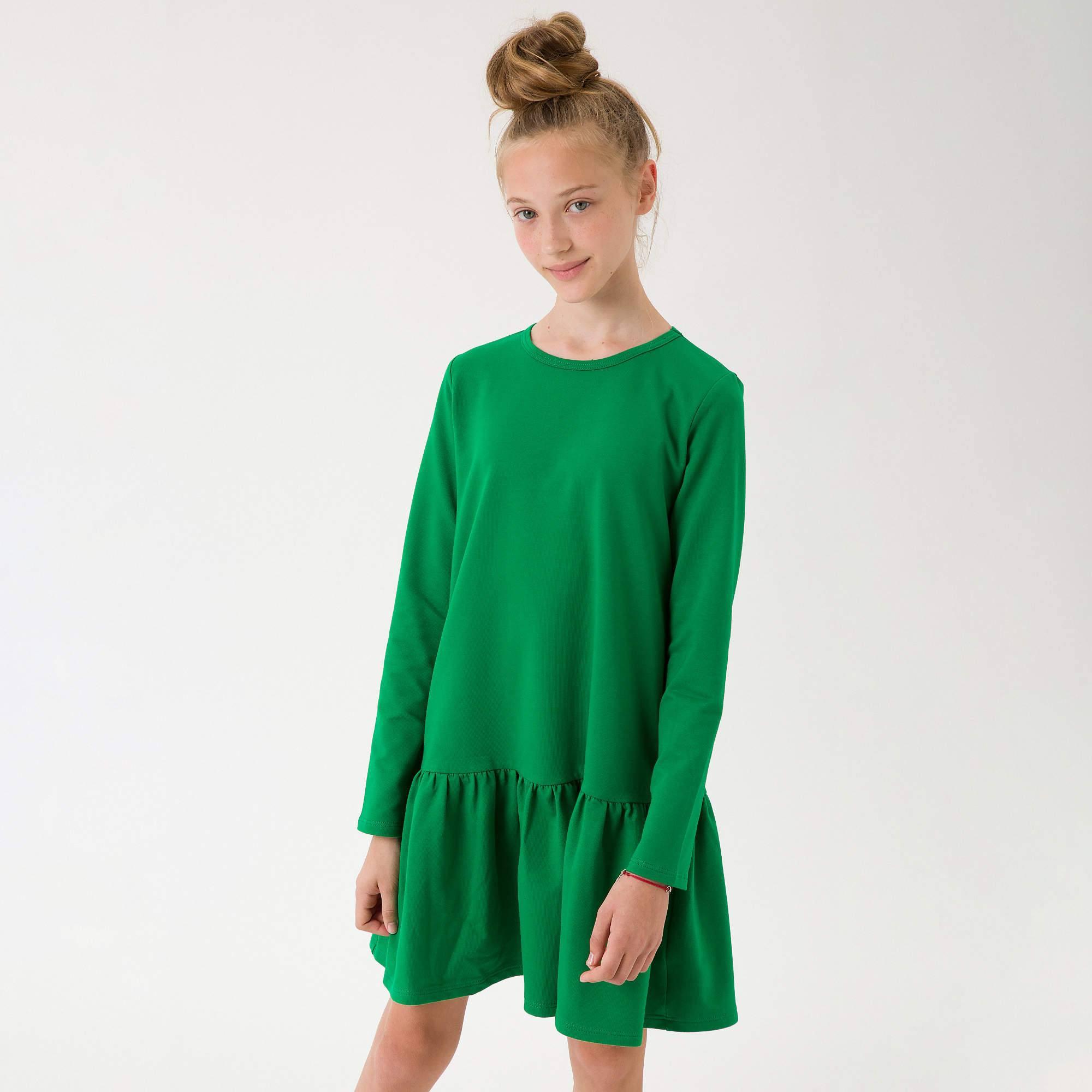 Zielona sukienka dresowa