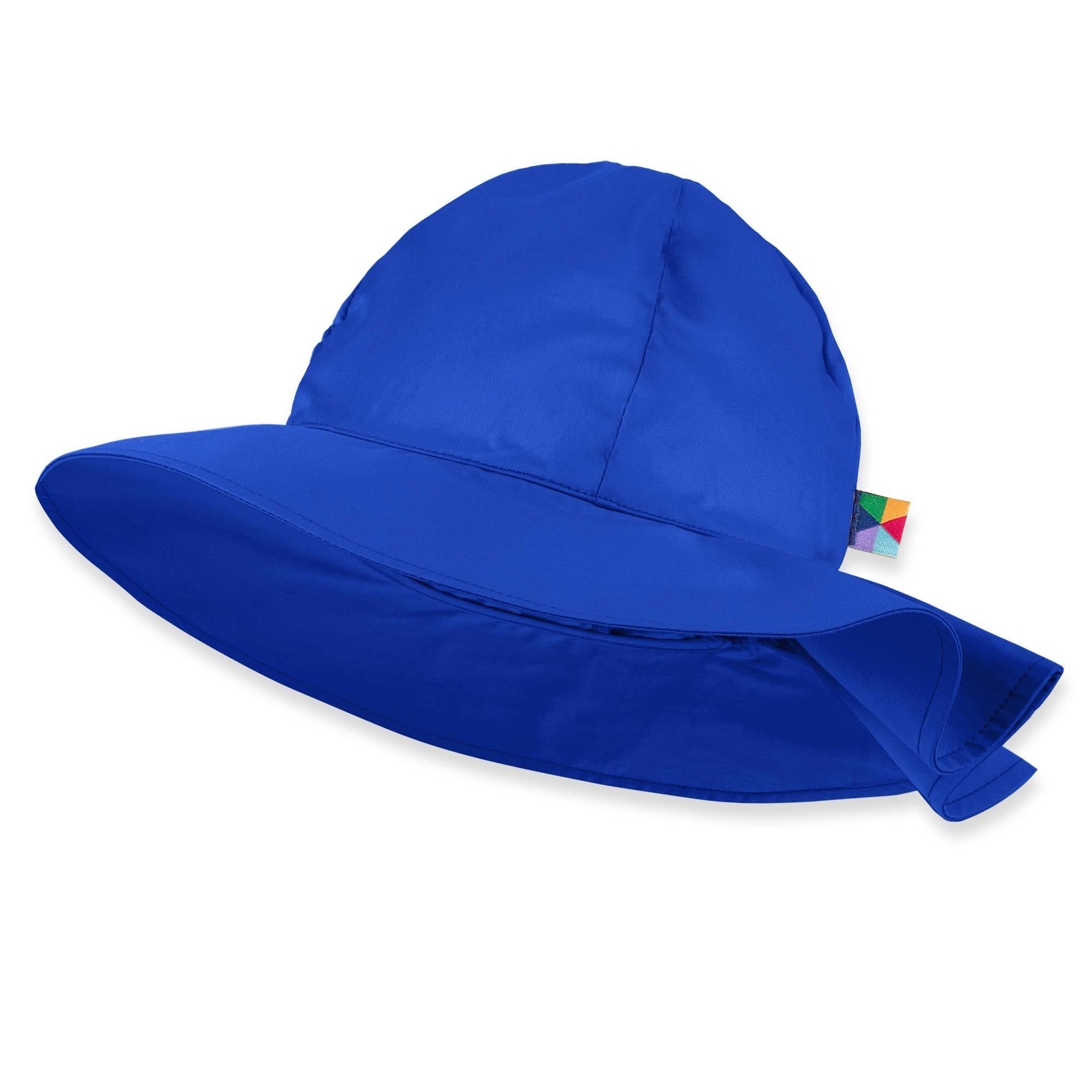 Niebieski kapelusz z rondem