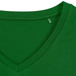 Zielony t-shirt w serek męski