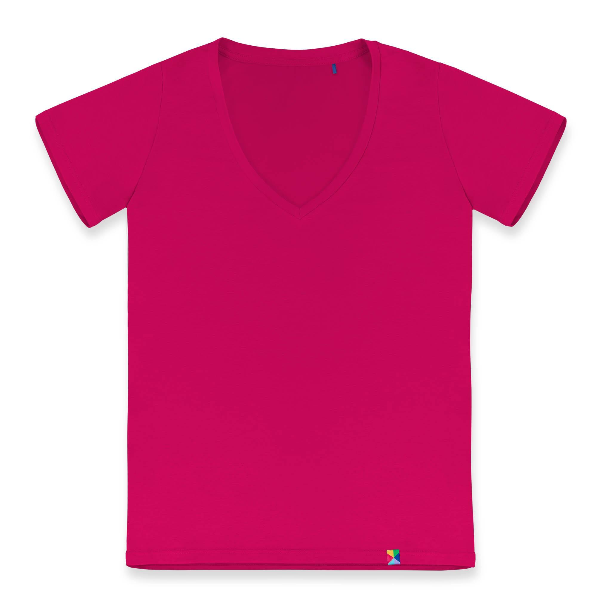 Różowy T-shirt damski