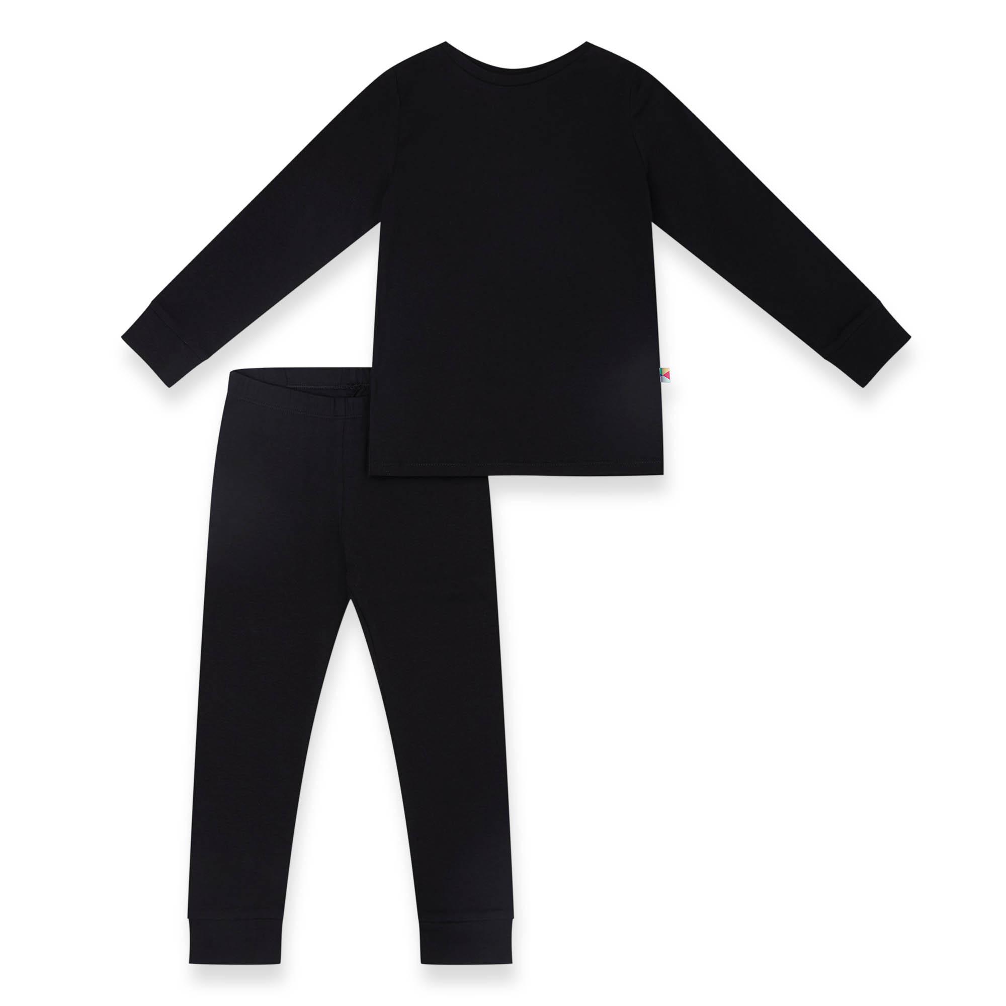 Czarna piżamka 2-częściowa
