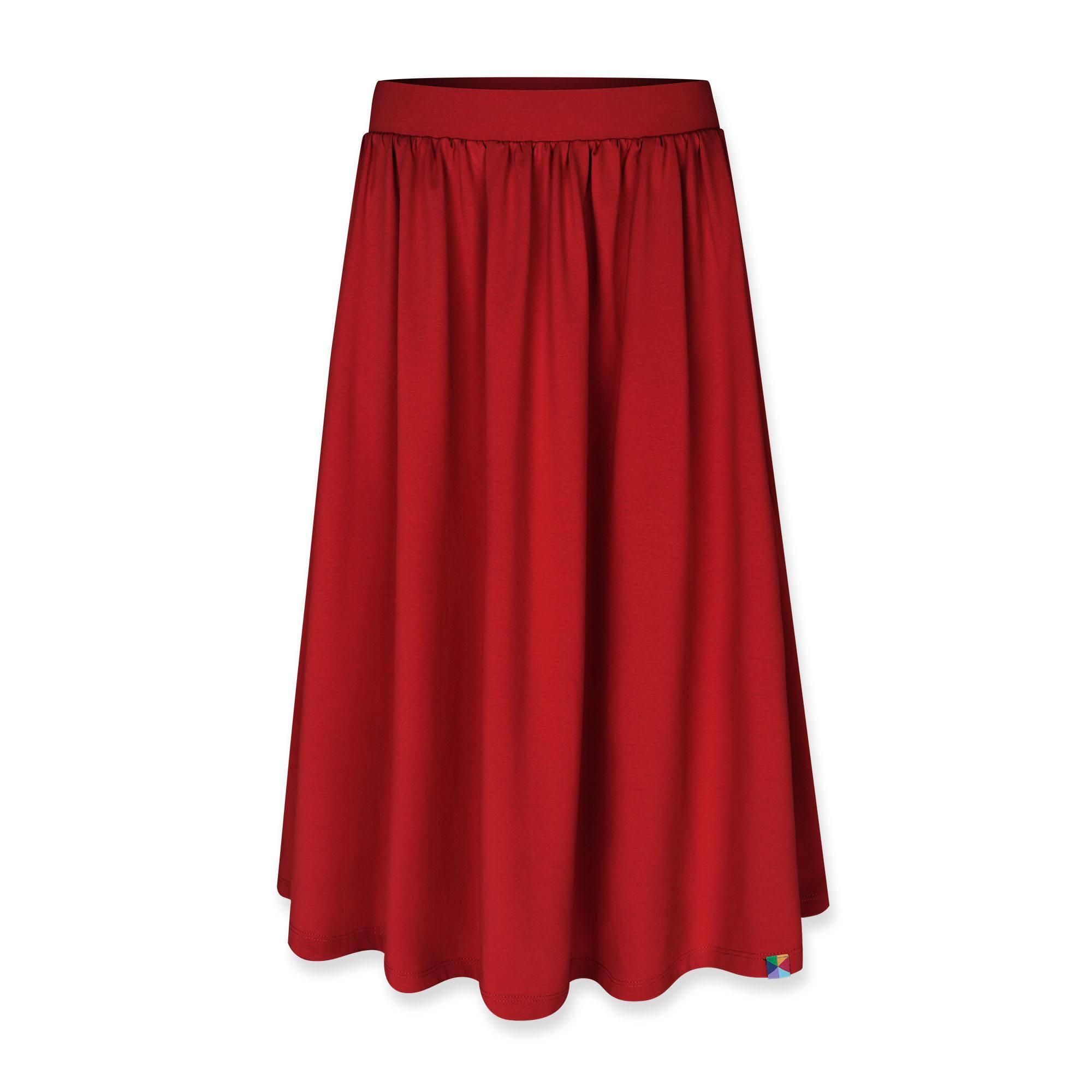 Czerwona spódnica damska