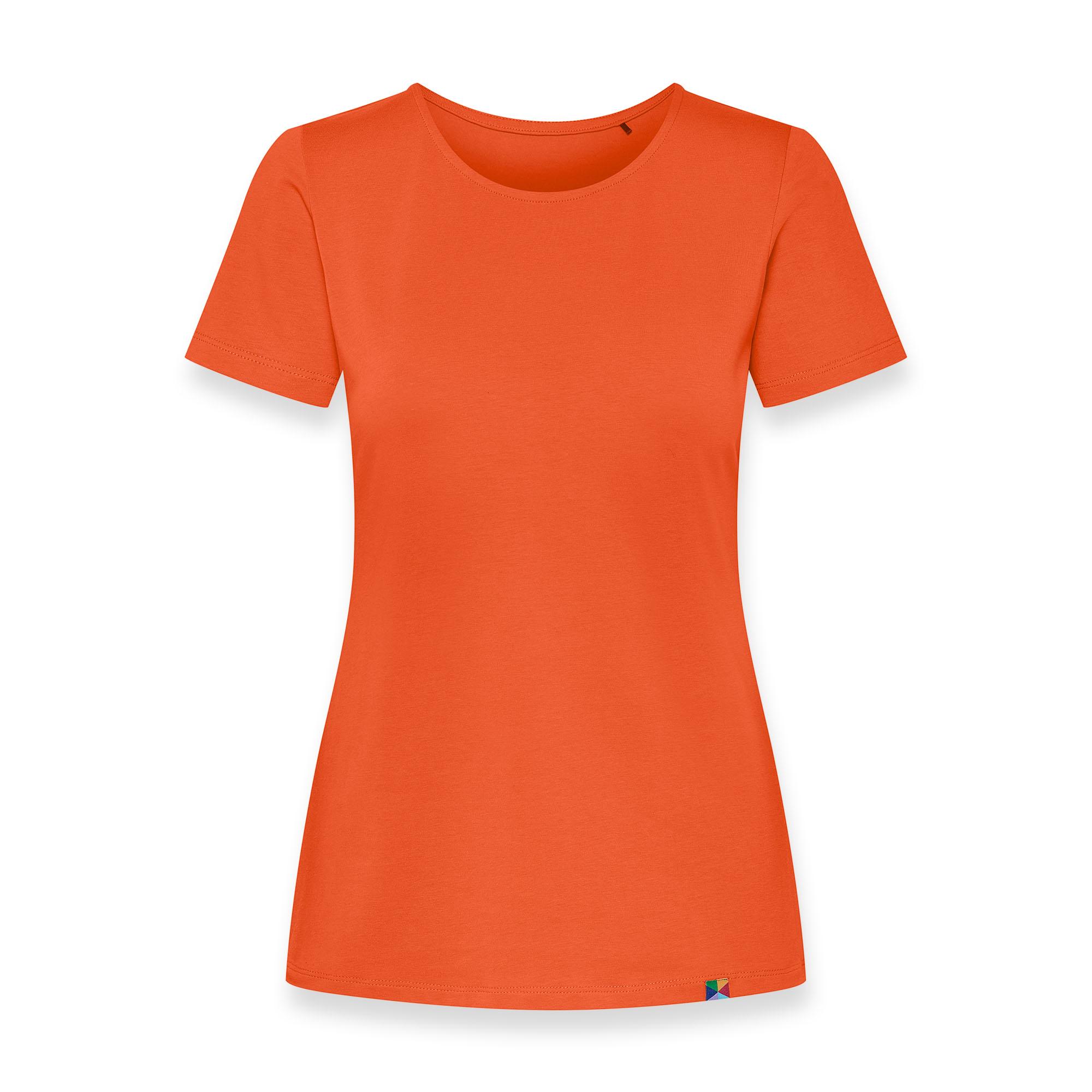 Pomarańczowa koszulka damska