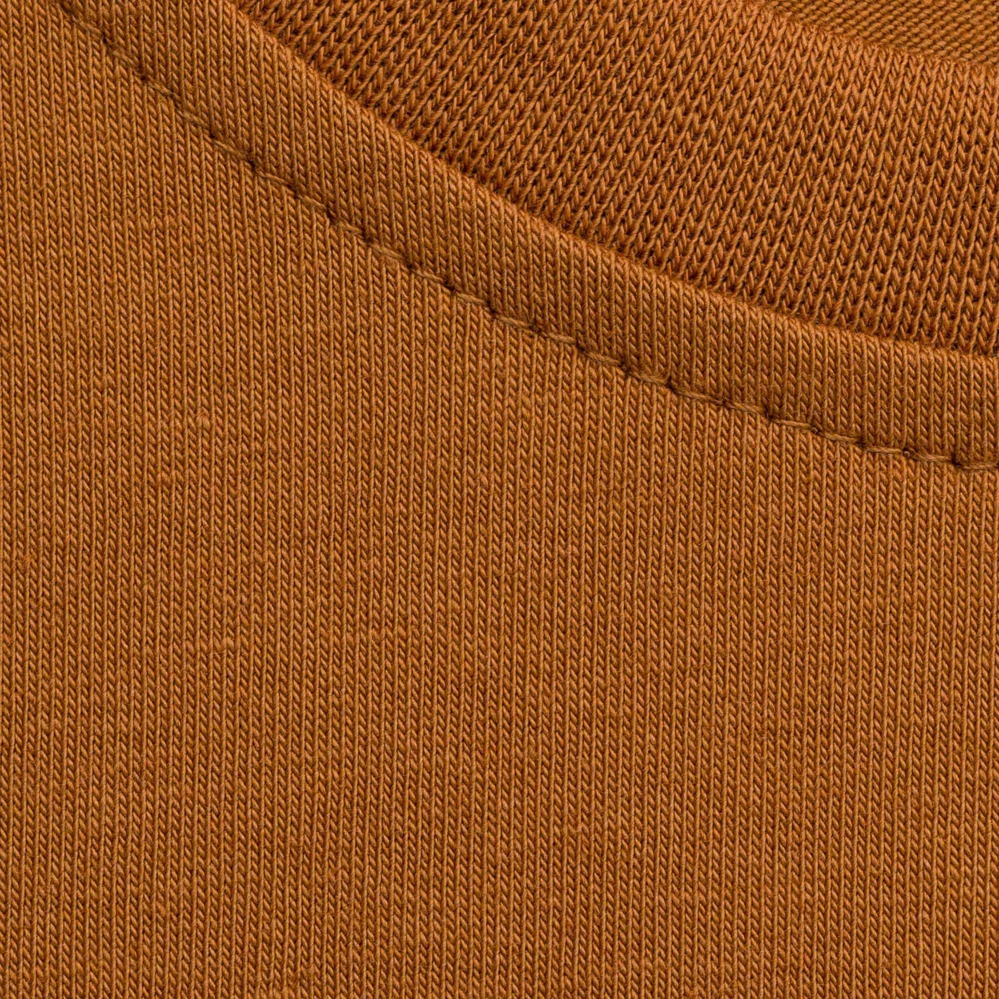 Karmelowa koszulka ze ściągaczem męska