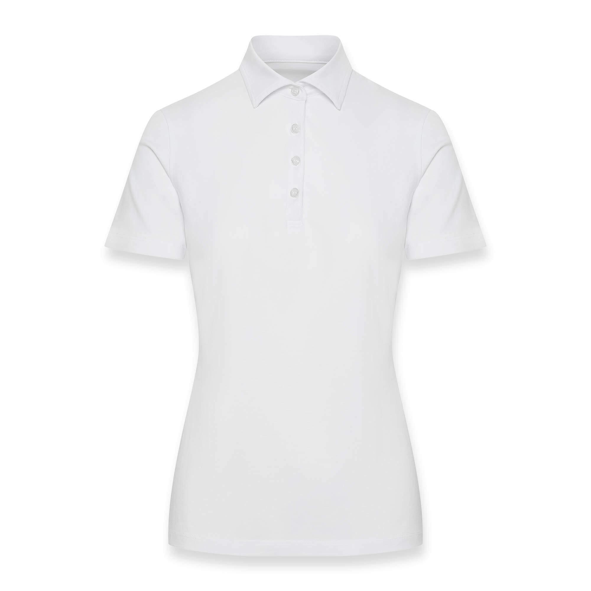 Biała koszulka Polo damska