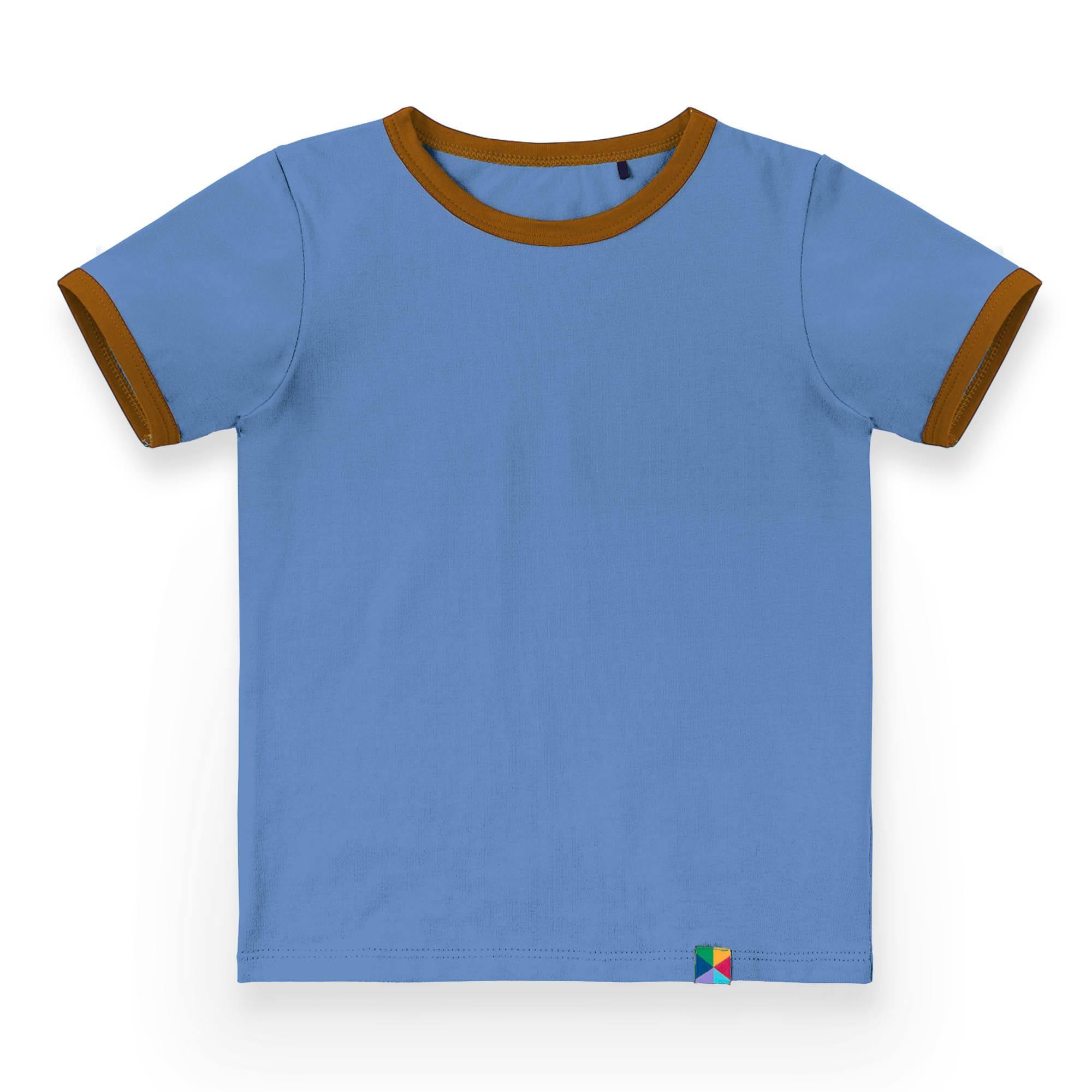 Błękitna koszulka z krótkim rękawem