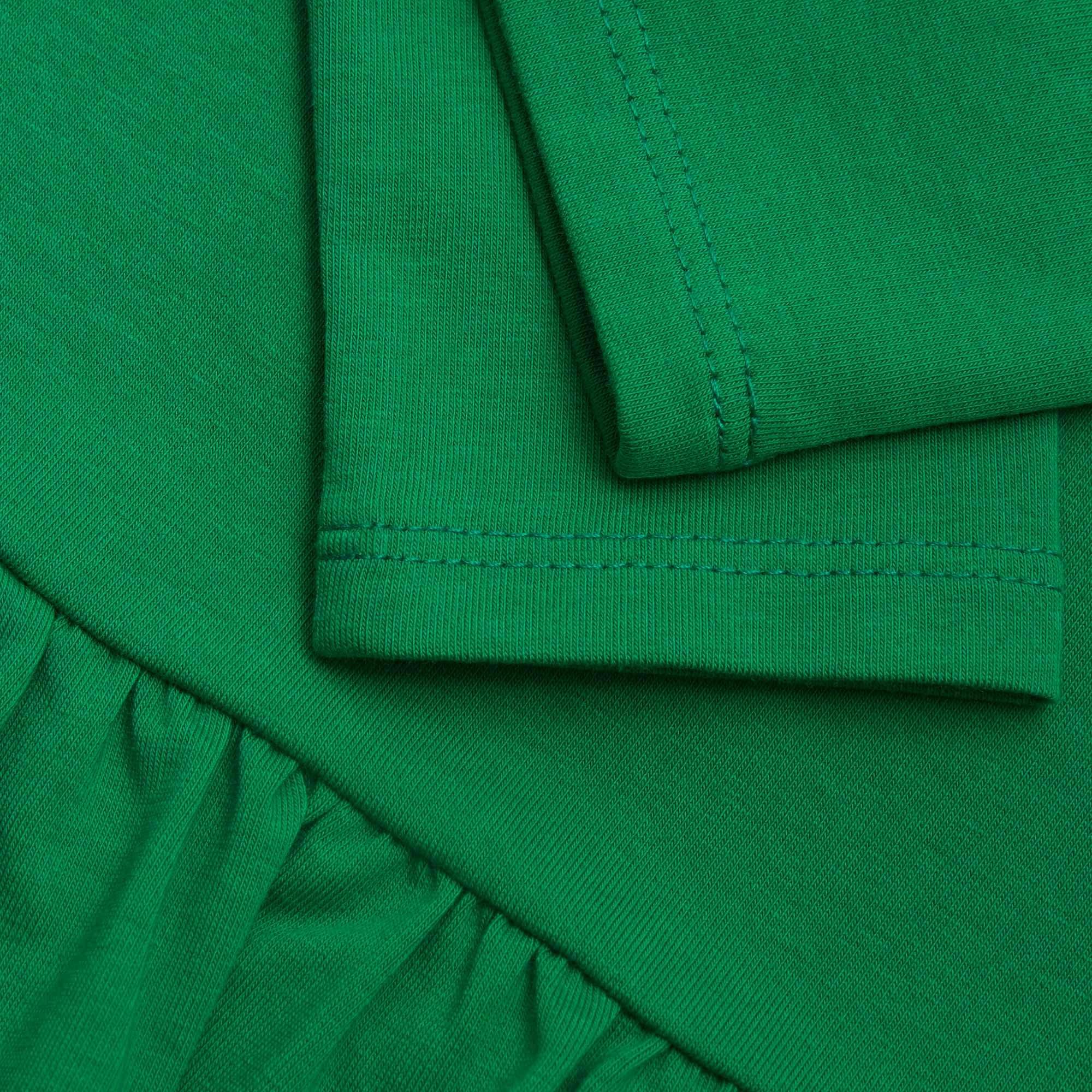Zielona bluzka z falbanką