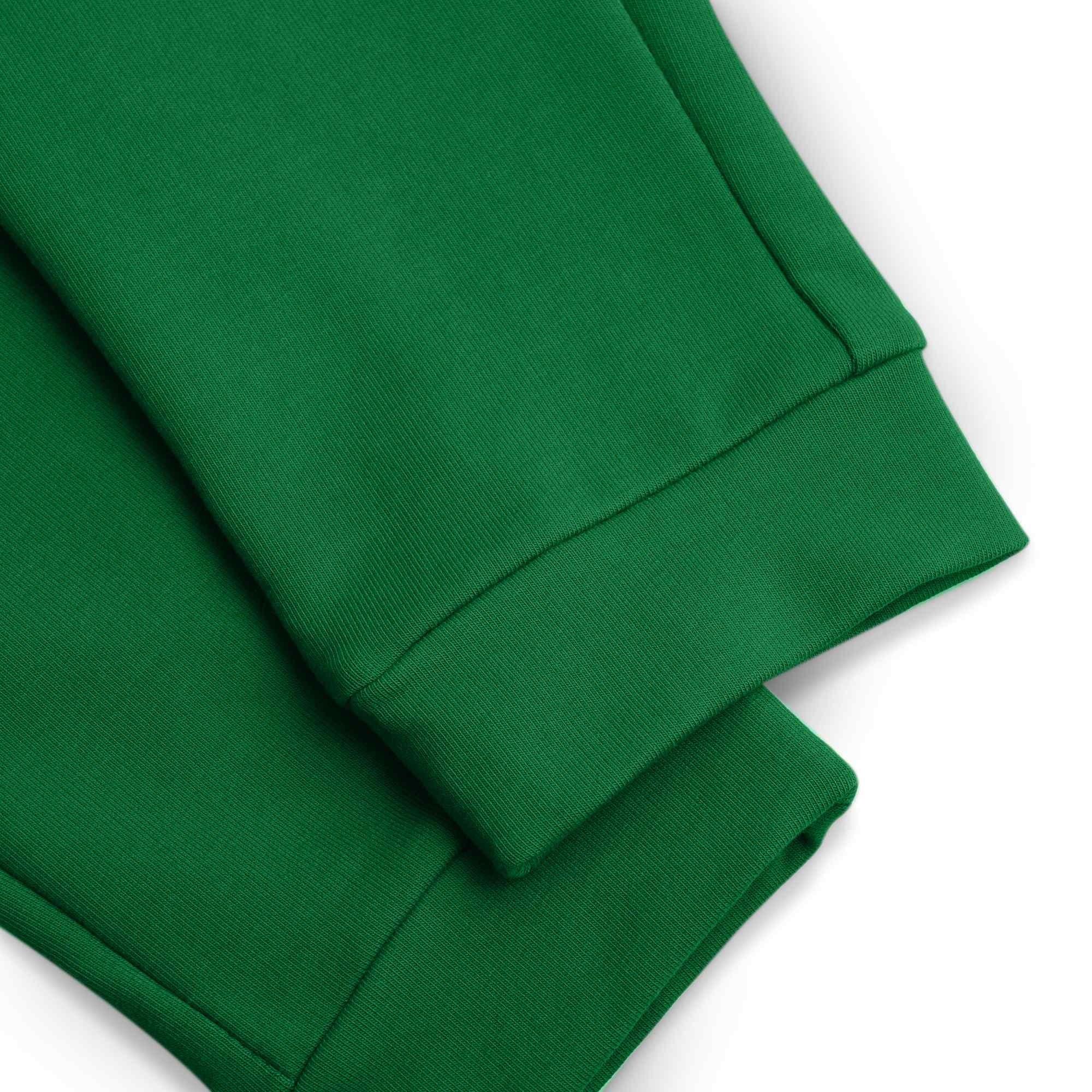 Zielone spodnie dresowe z kieszenią z tyłu 