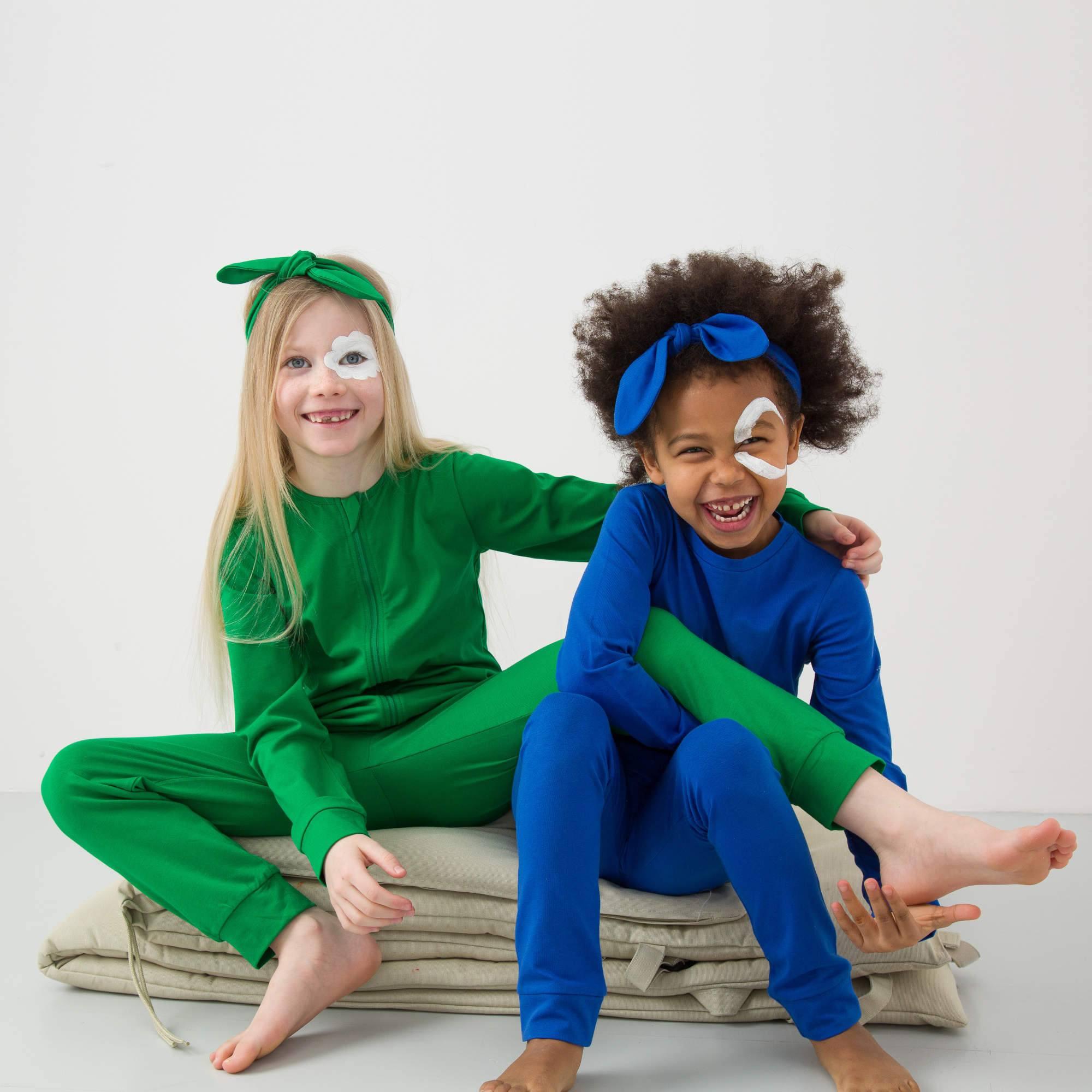 Zielony rampers piżamka