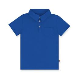 Niebieska koszulka polo