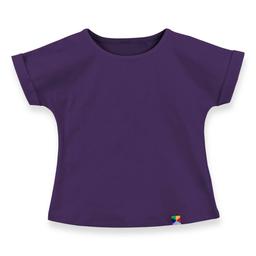 Fioletowa koszulka z krótkim rękawem