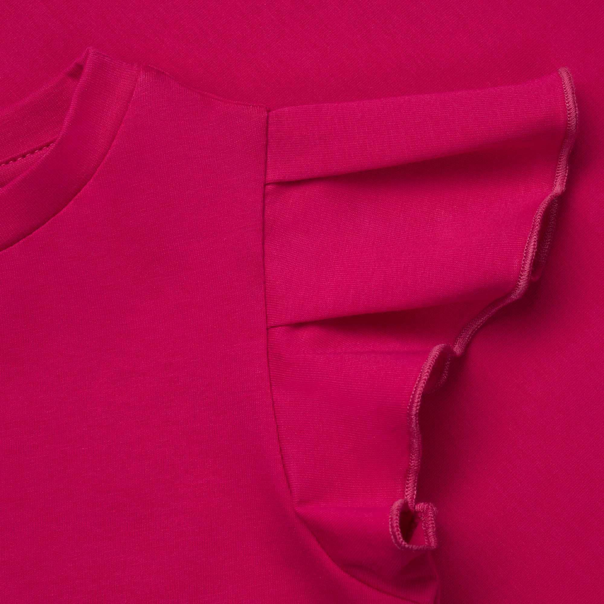 Różowa tunika z krótkim rękawem