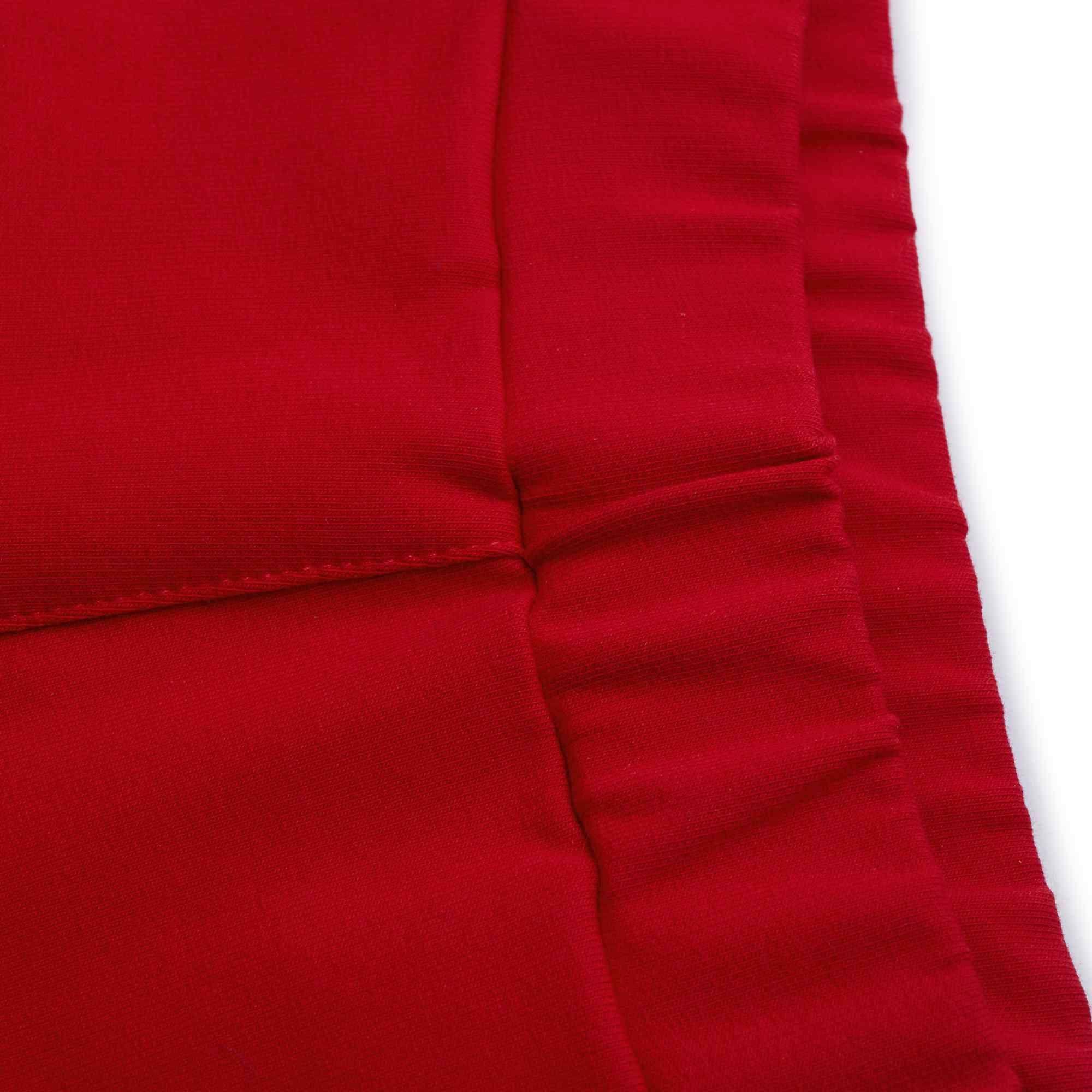 Czerwone spodnie dresowe z kieszenią z tyłu