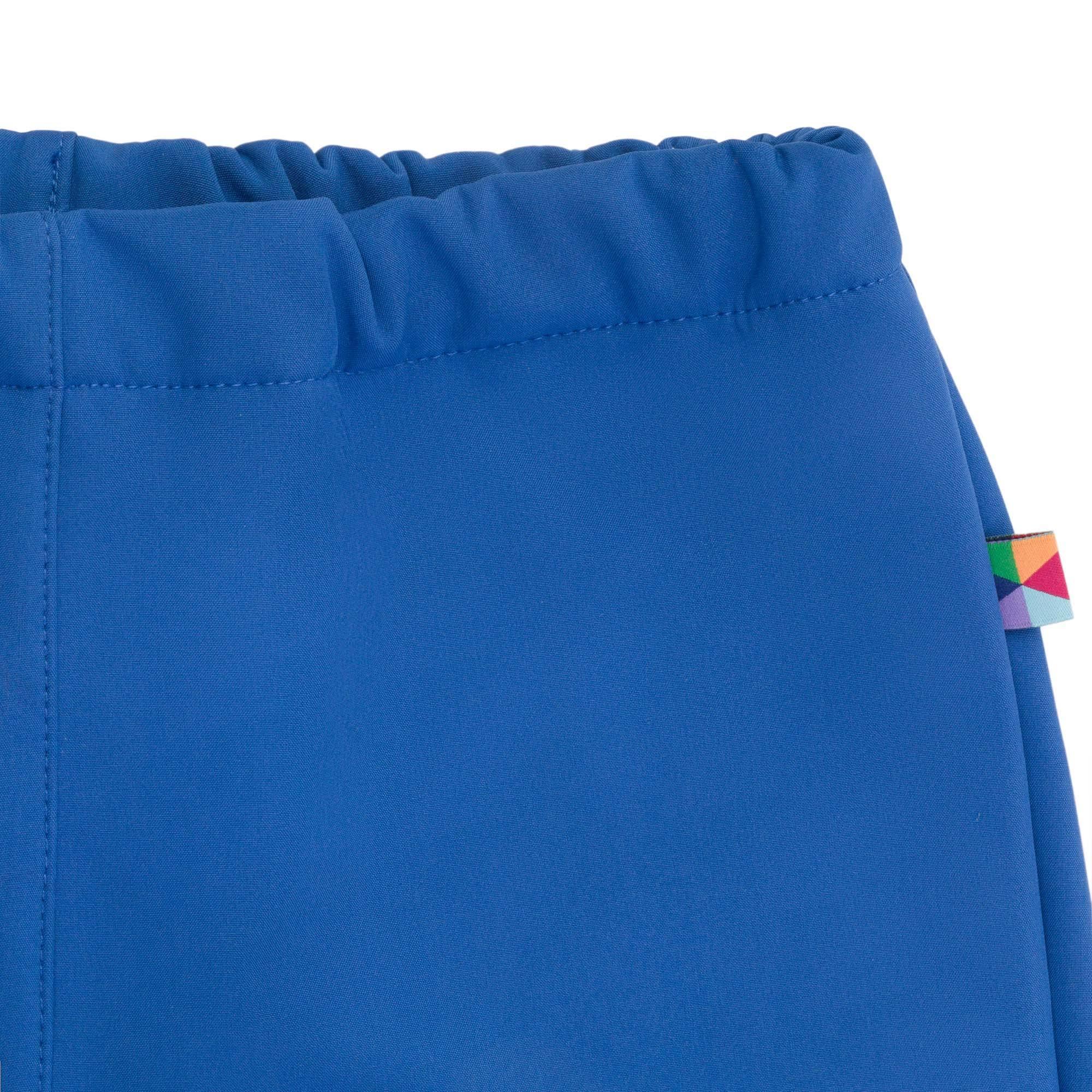 Niebieskie spodnie softshell dla dzieci