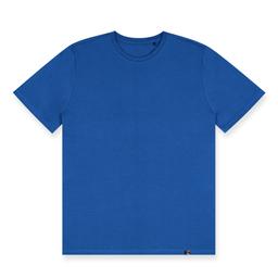 Niebieska koszulka ze ściągaczem męska