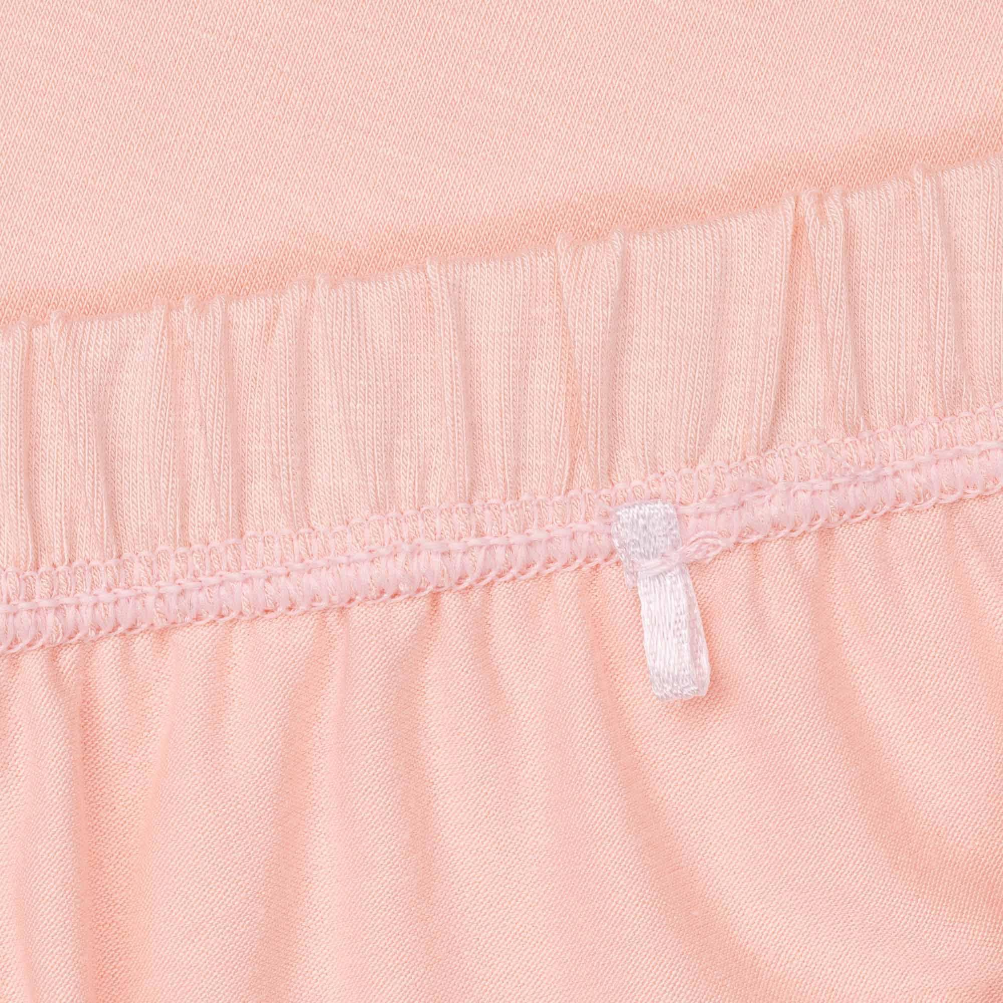 Jasnoróżowe spodnie od piżamy damskie długie