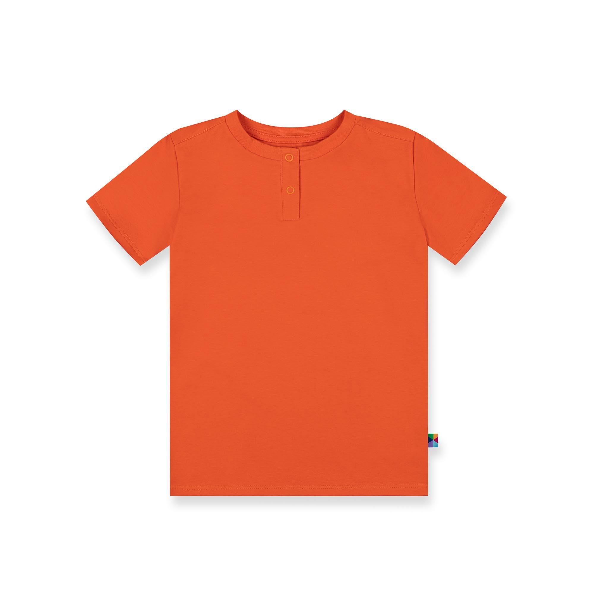 Pomarańczowa koszulka z zapięciem