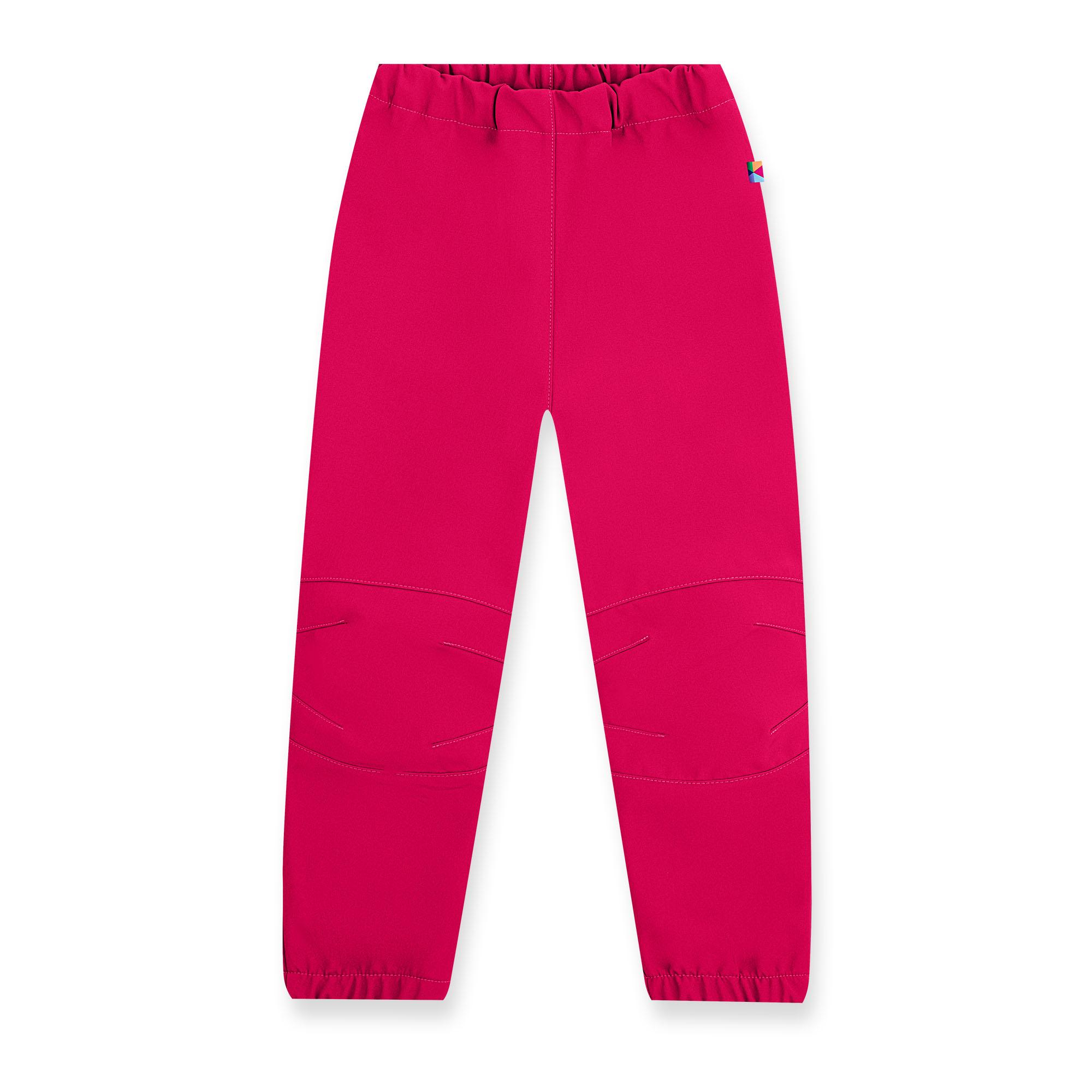 Różowe spodnie softshell dla dzieci
