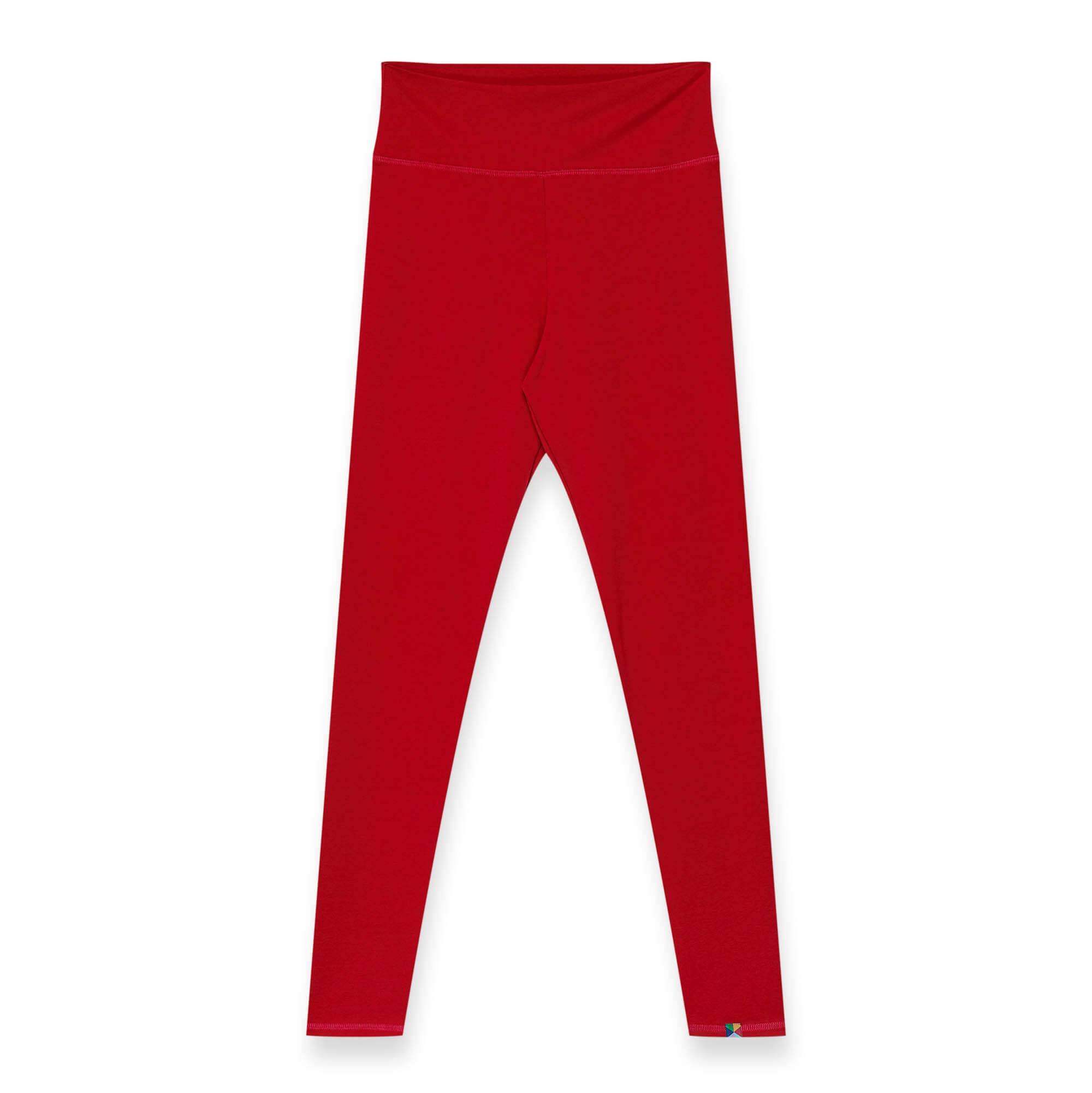 Czerwone legginsy damskie