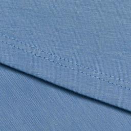 Błękitna spódnica midi z kieszeniami