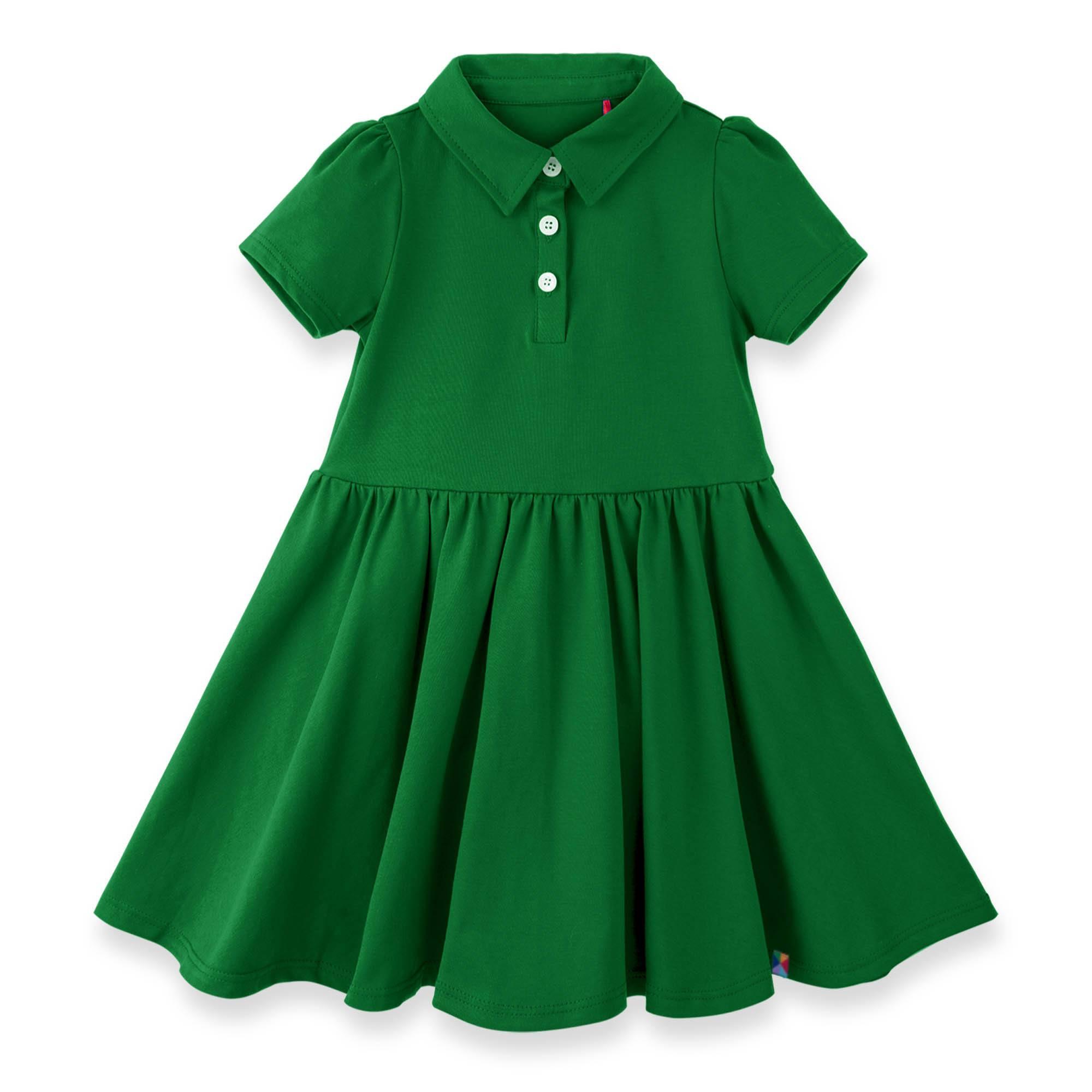 Zielona sukienka polo
