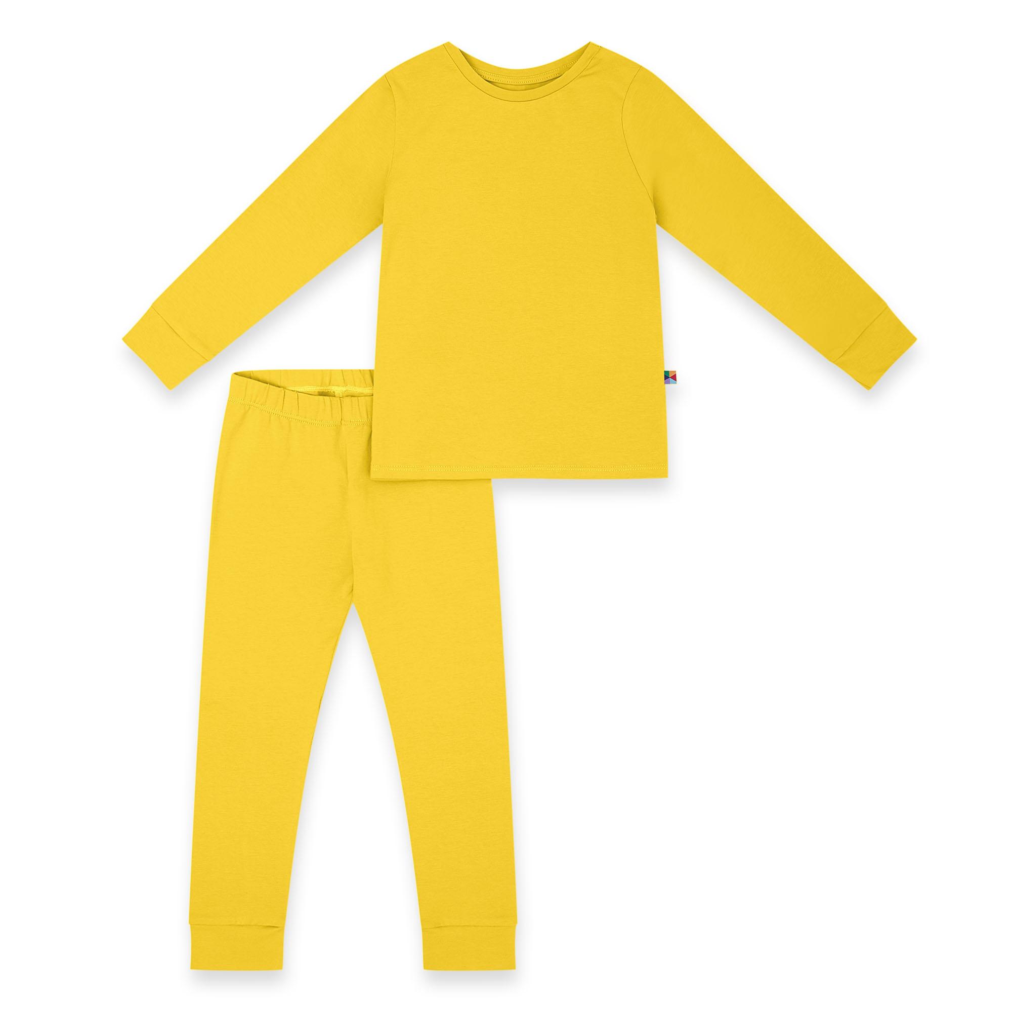 Żółta piżamka 2-częściowa