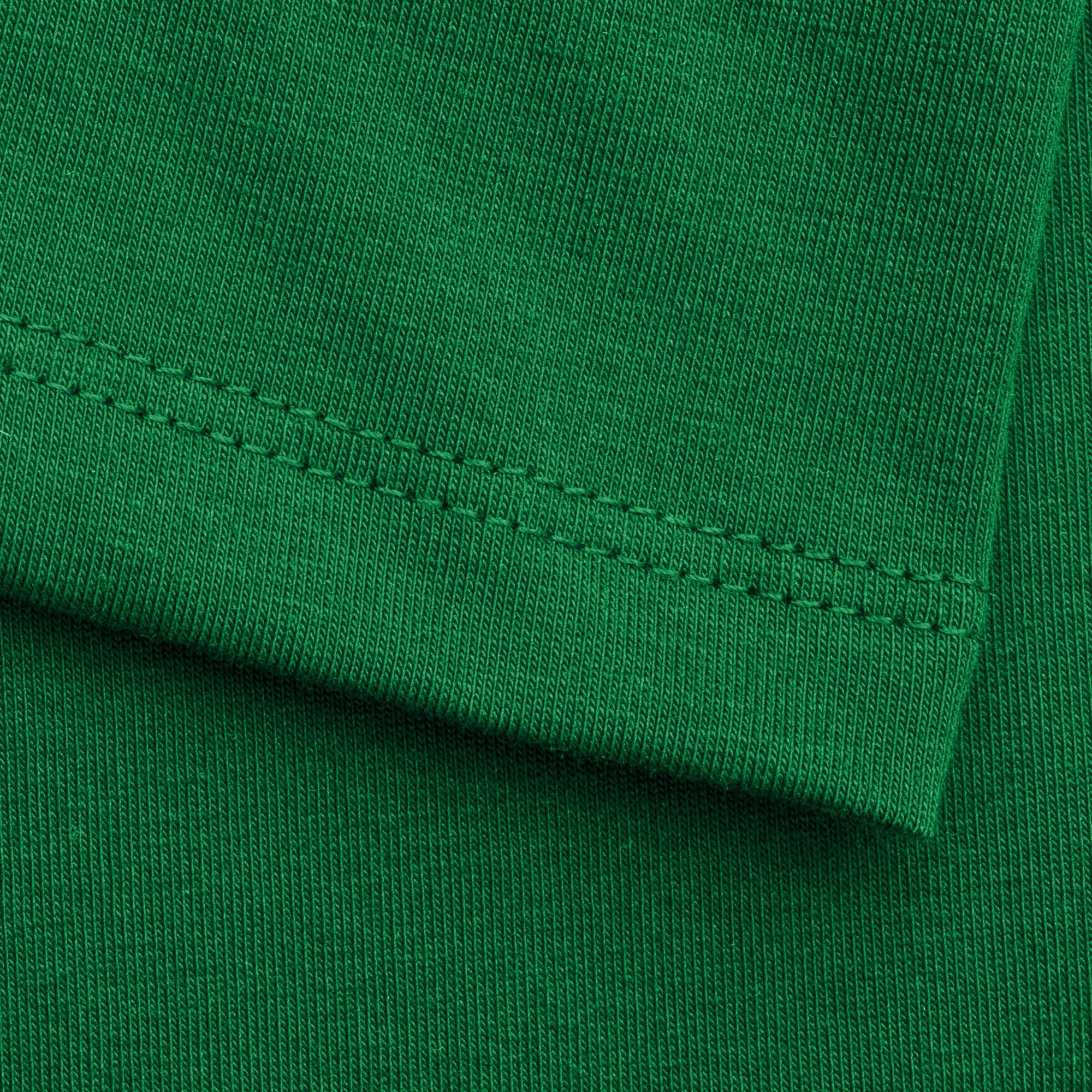 Zielona koszulka ze ściągaczem męska