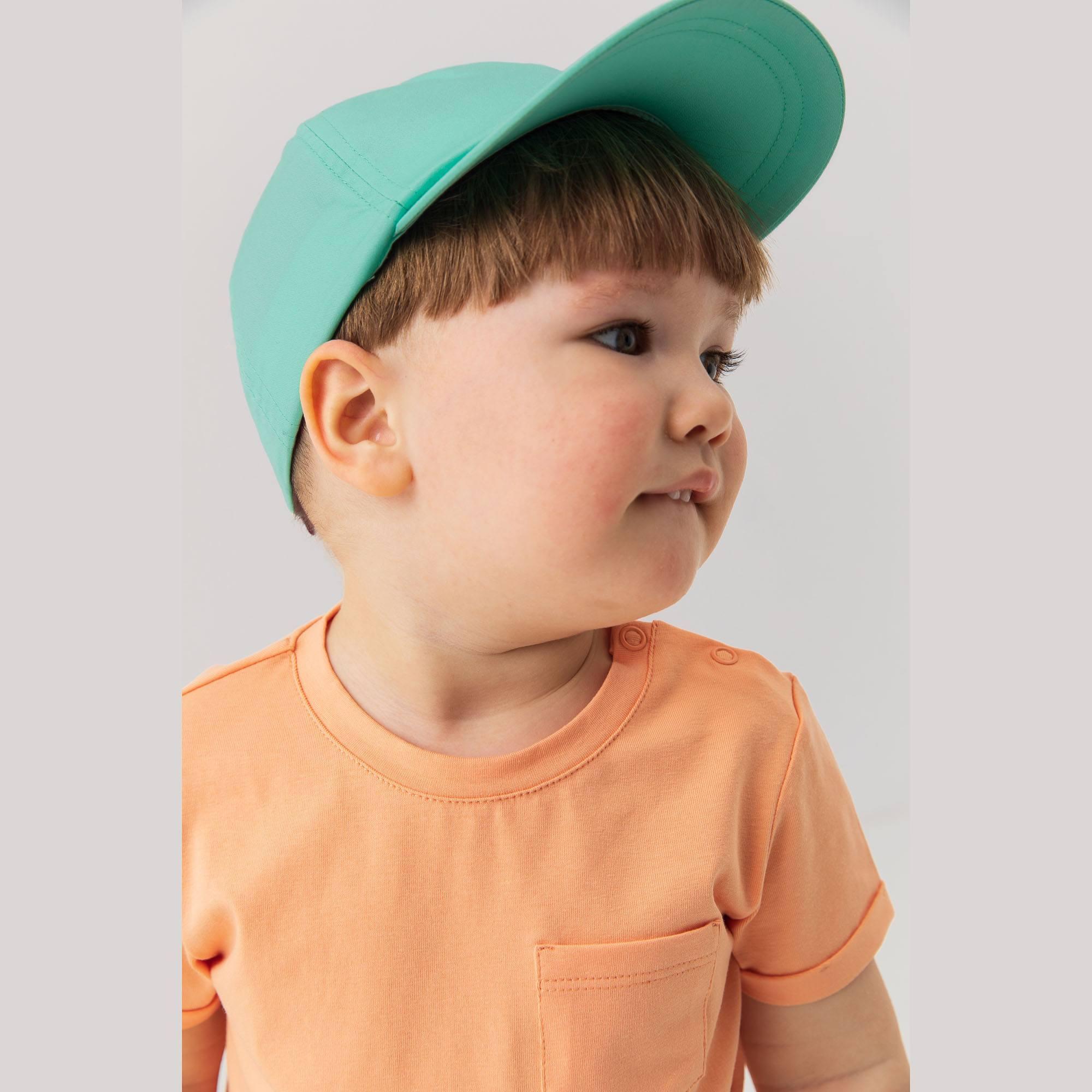 Miętowa czapka bejsbolówka niemowlę