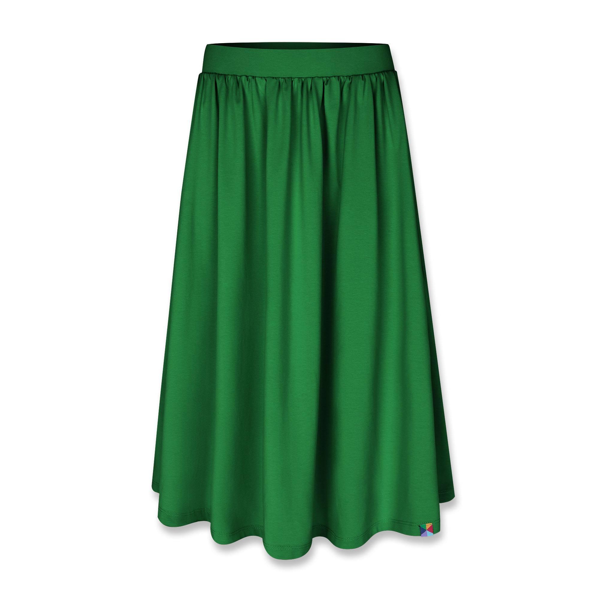 Zielona spódnica damska