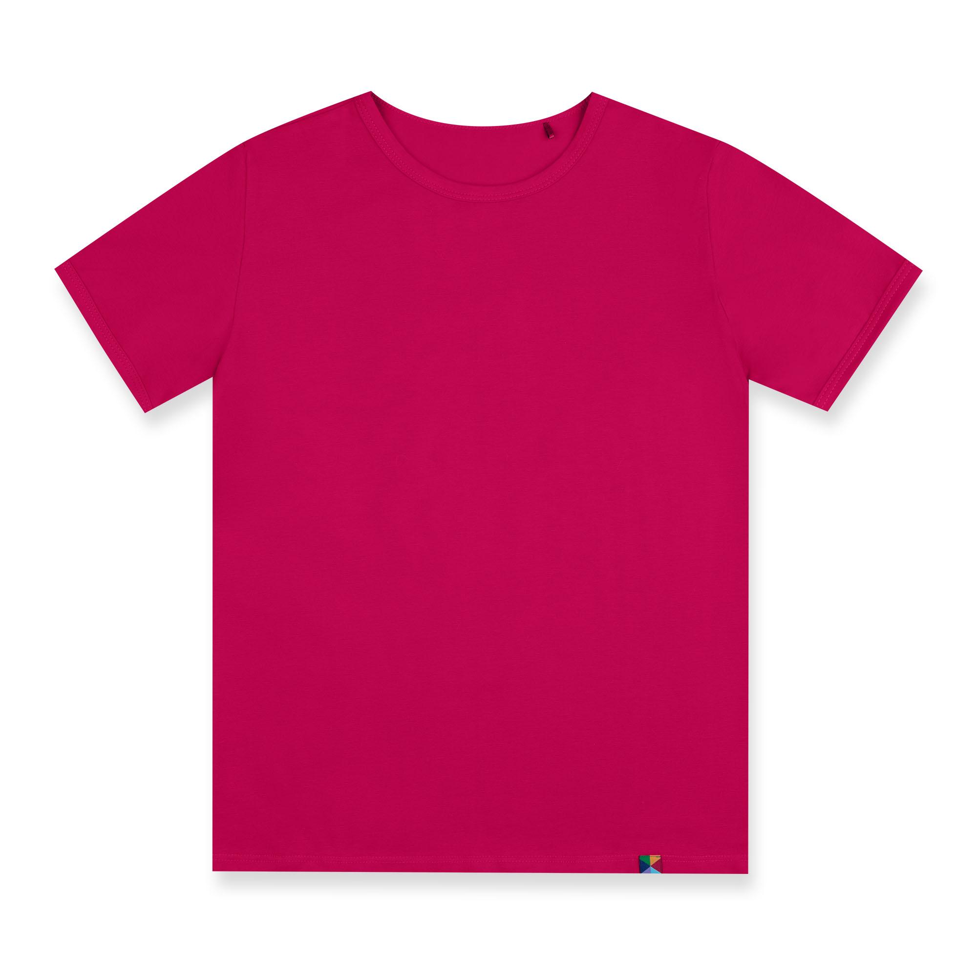 Różowa koszulka z krótkim rękawem Junior
