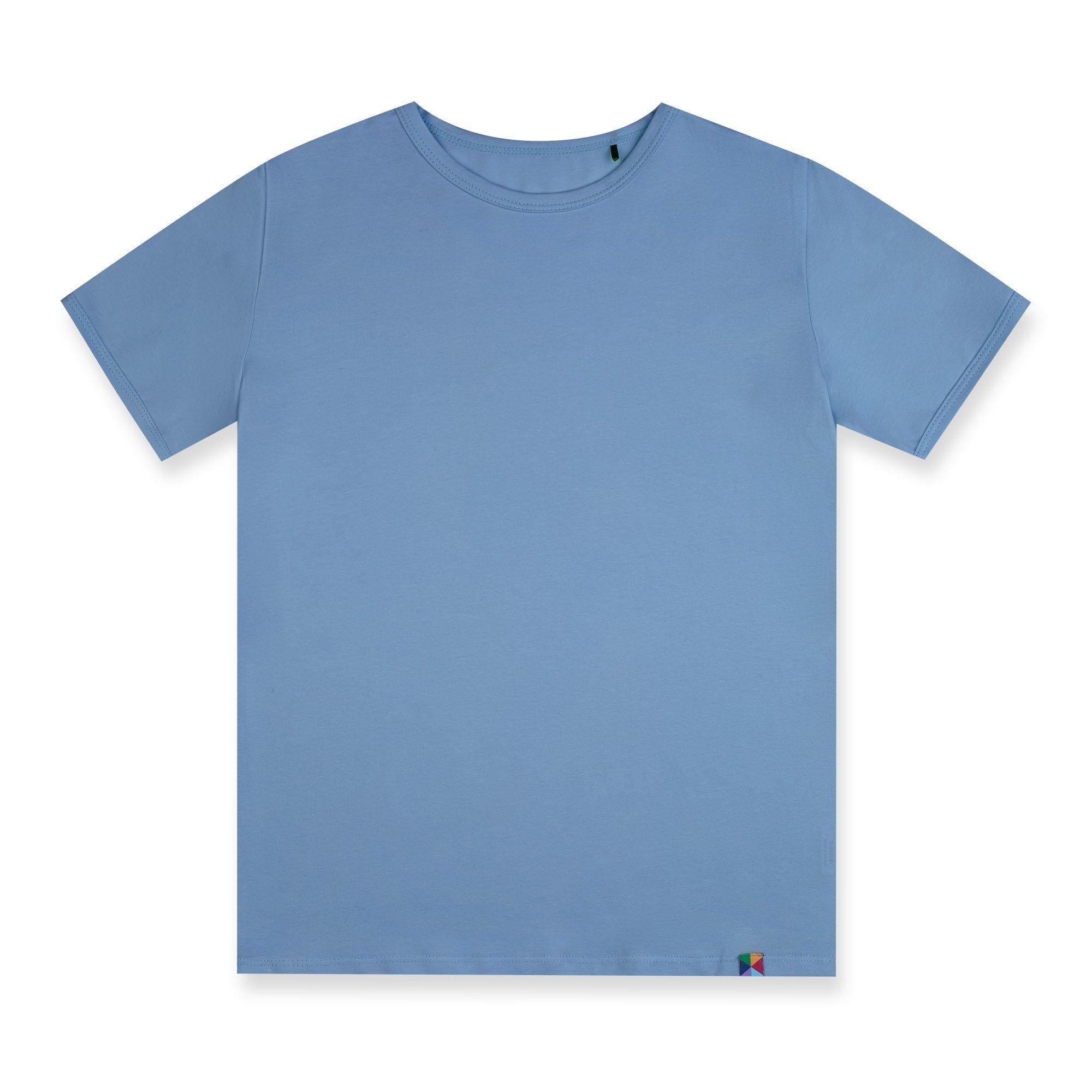 Błękitna koszulka z krótkim rękawem