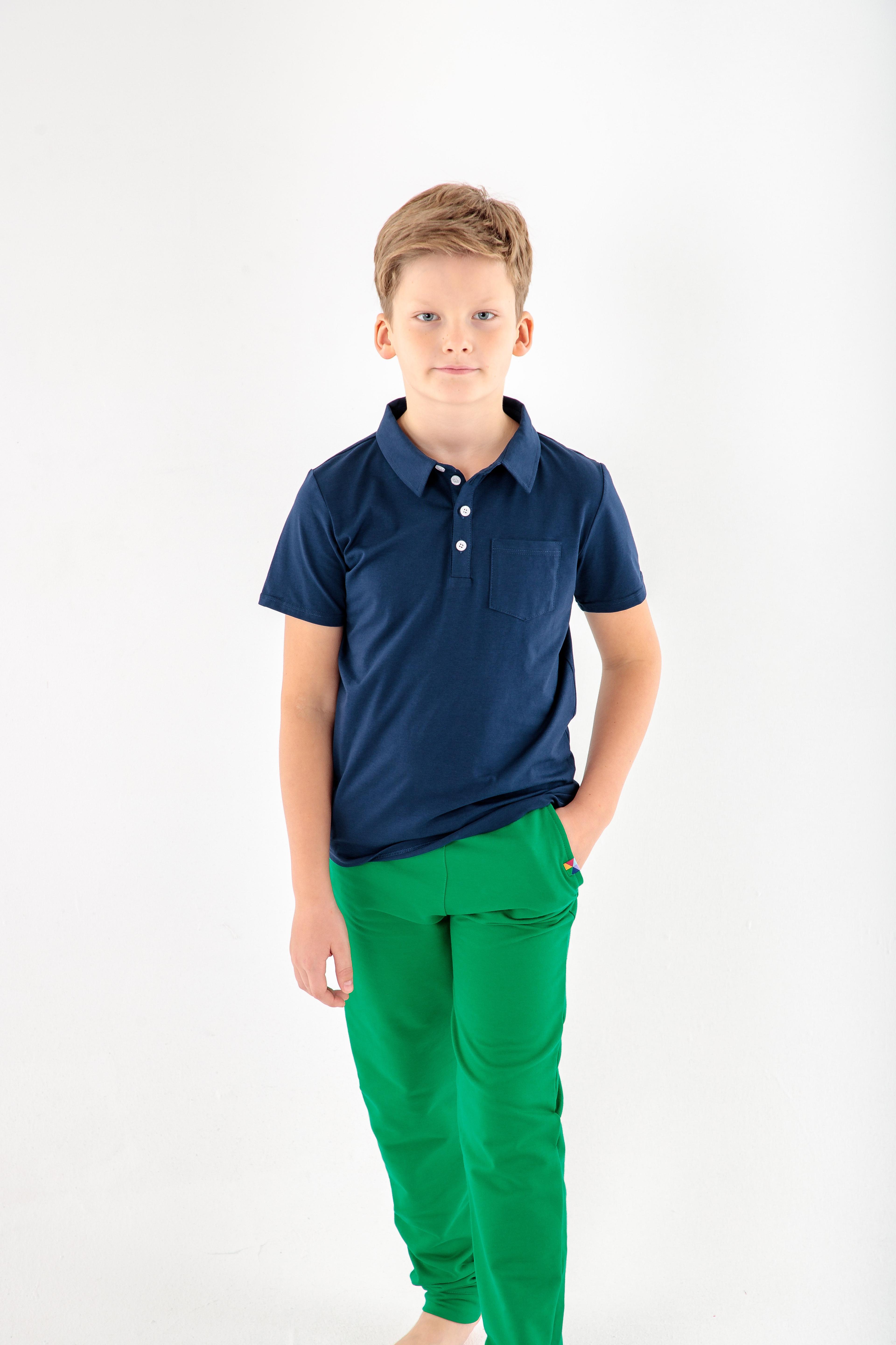 Zielone spodnie dresowe Junior