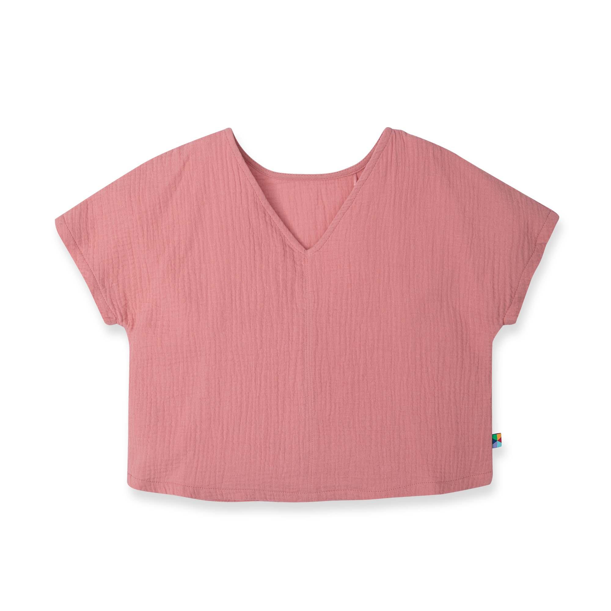 Różowa koszulka muślinowa Junior