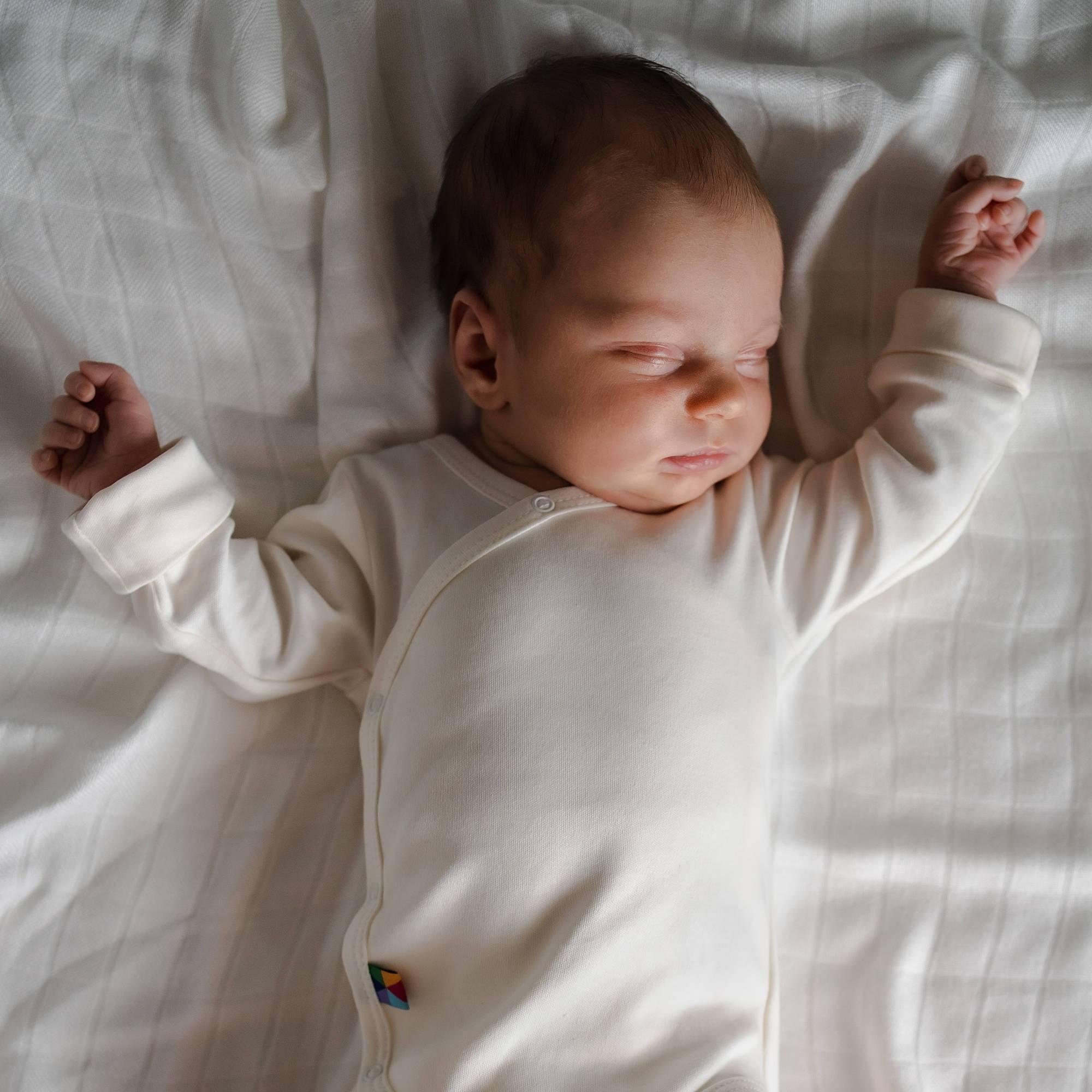 Body kopertowe długi rękaw dla noworodka