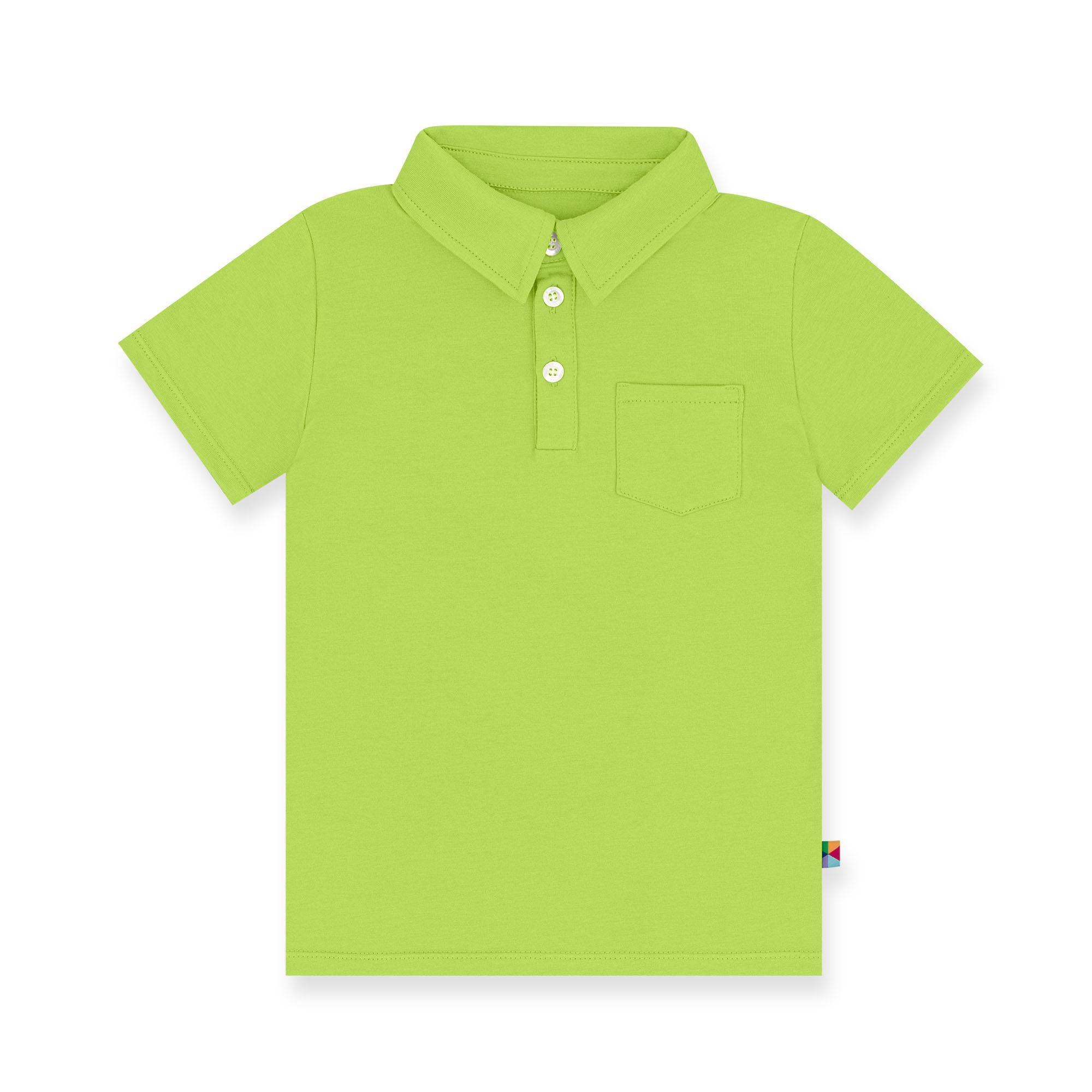 Limonkowa koszulka Polo