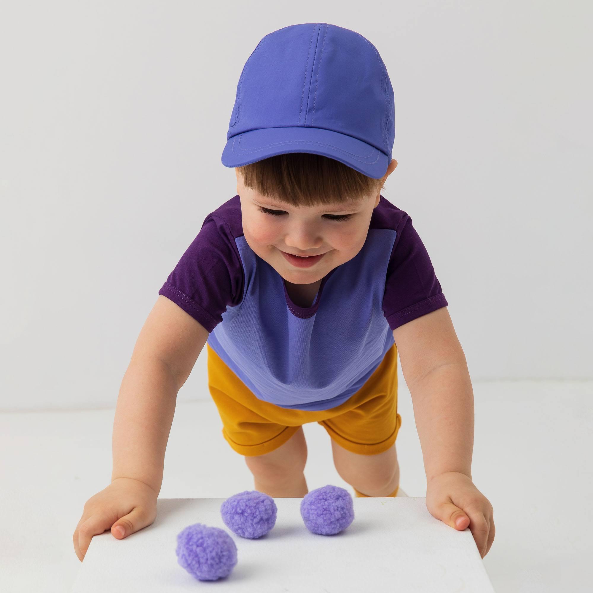 Barwinkowa czapka bejsbolówka niemowlę