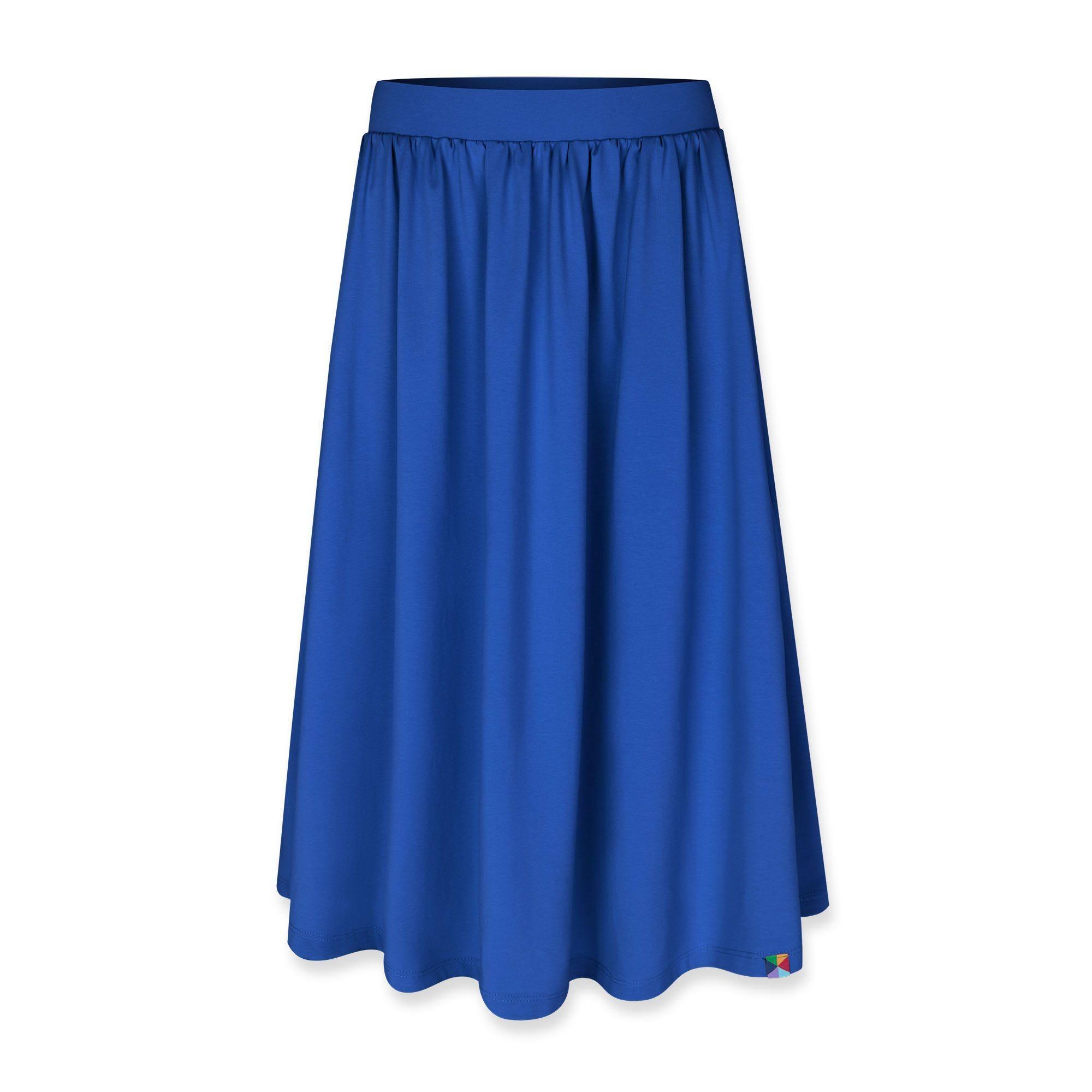 Niebieska spódnica damska