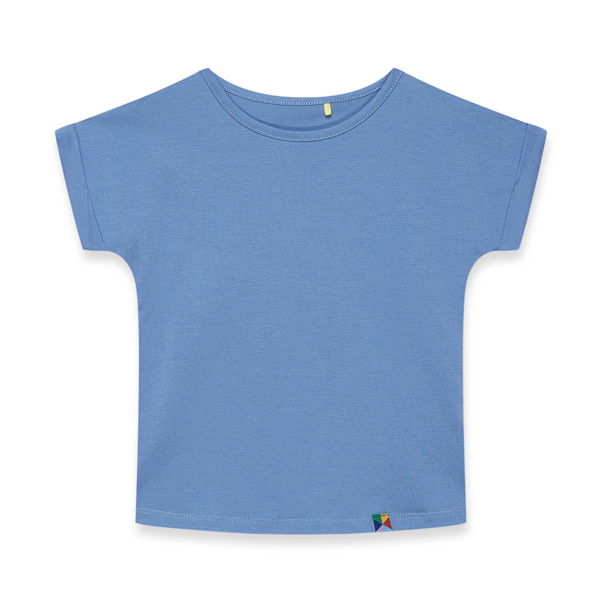 Błękitna koszulka z krótkim rękawem Junior
